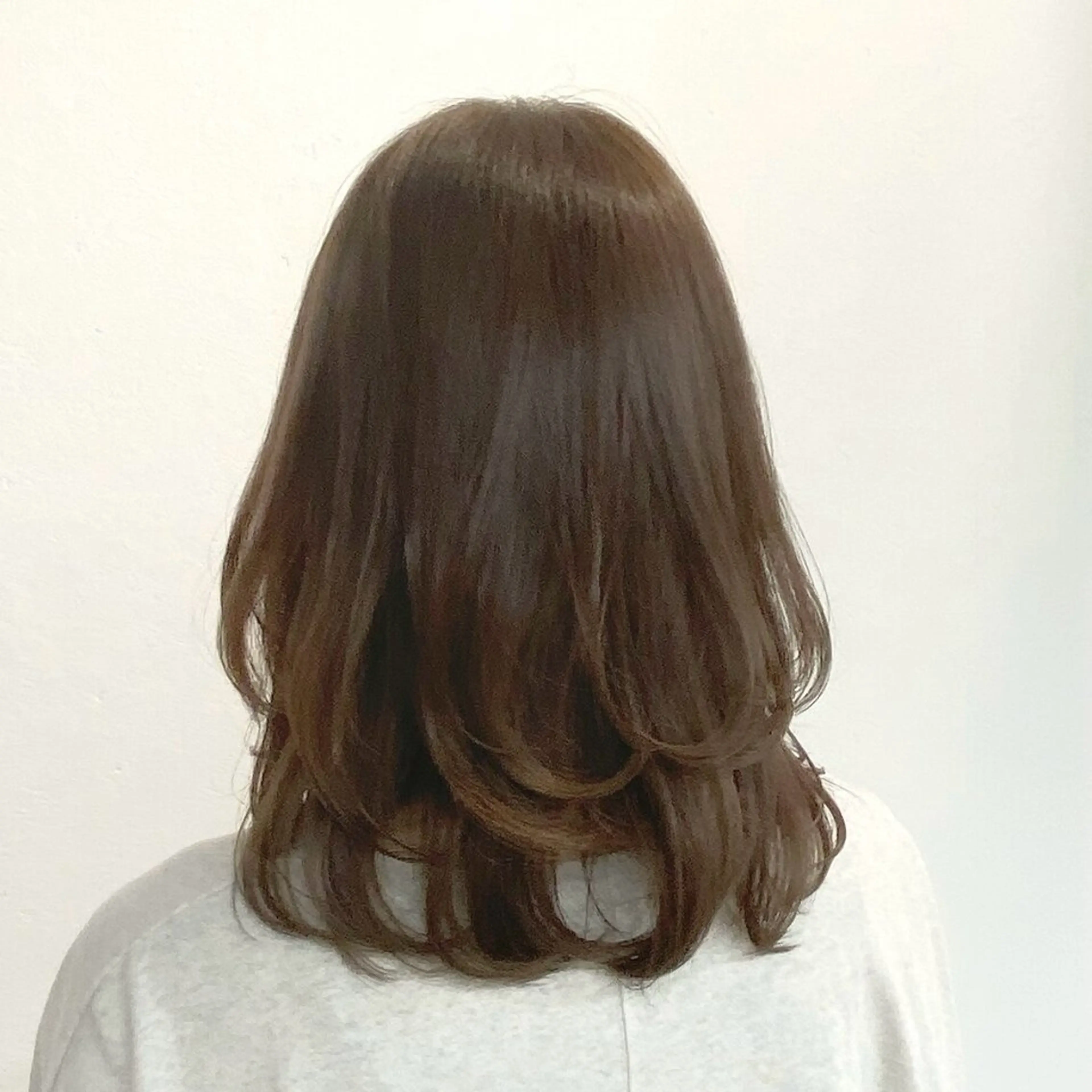 セミロング カラー パーマ セミロングパーマ カット パーマ トリートメント 韓国ボブ/レイヤー/ ハイトーン/まなみのヘアスタイル