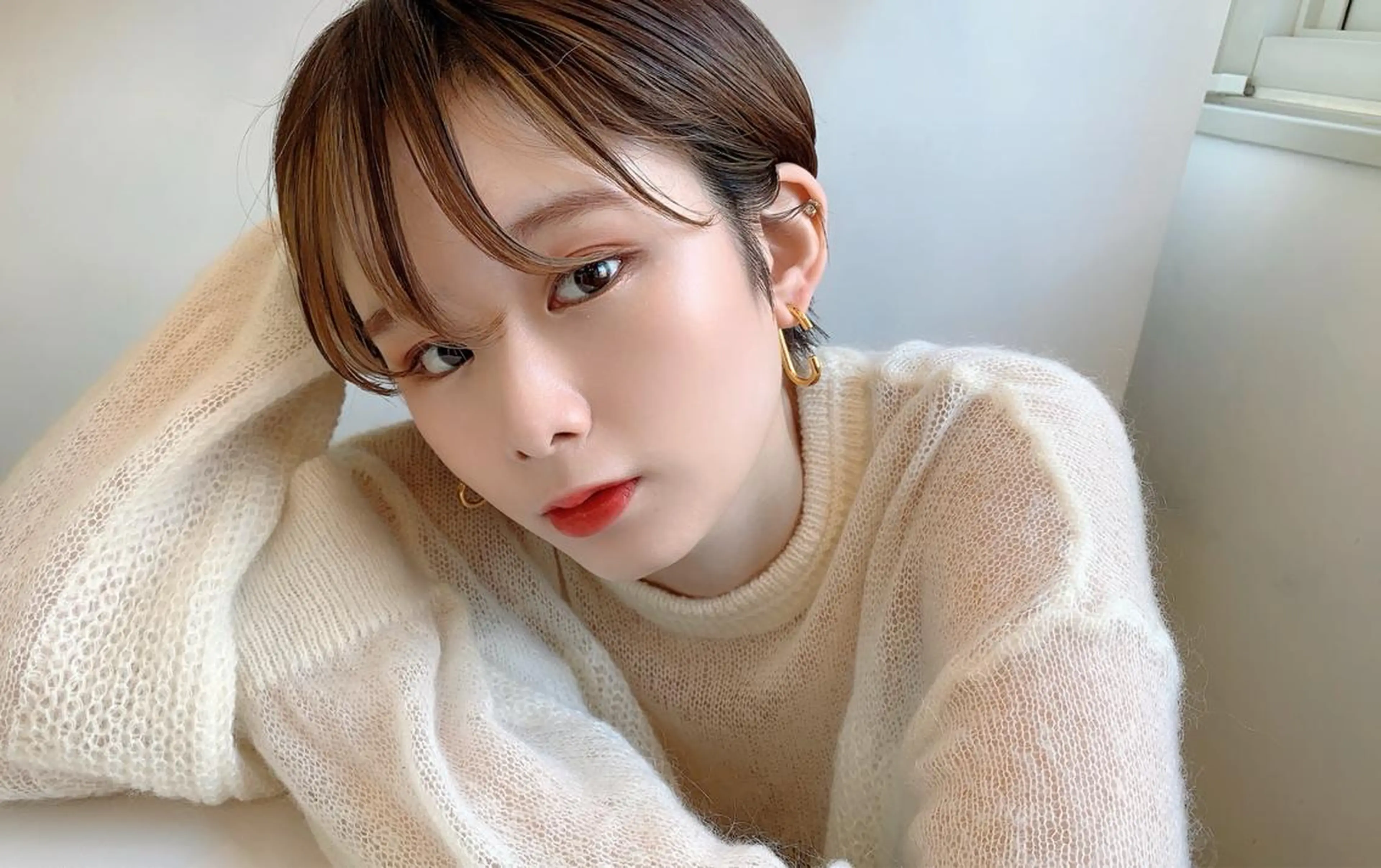 ショート GO TODAY シェアサロン 銀座Arc店所属・デジタルパーマ🫧 韓国風ヘア🫧サクラのヘアスタイル