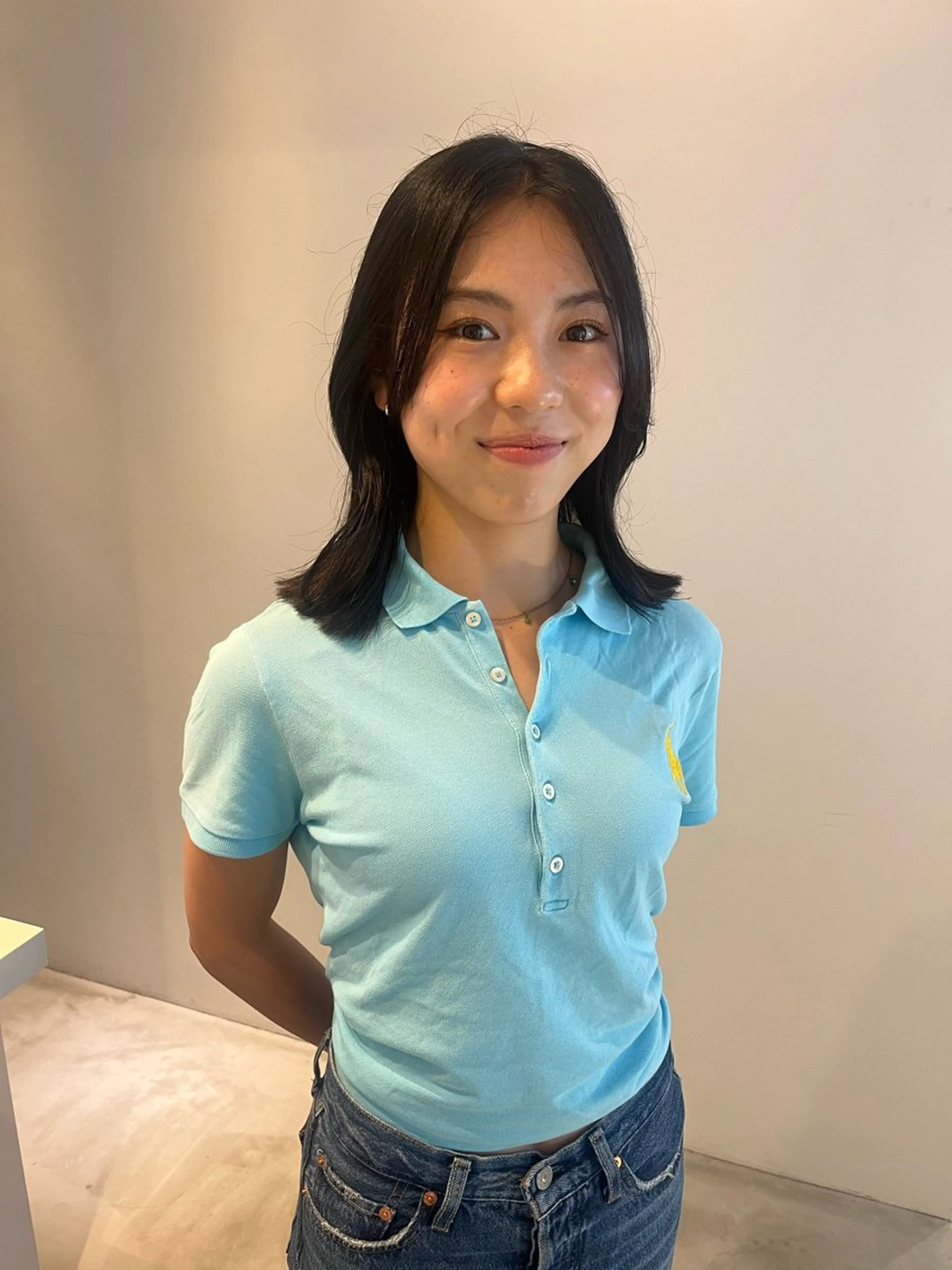 ミディアム ALLYS 渋谷店所属・最高級の艶のある カラーmei🎨のヘアスタイル