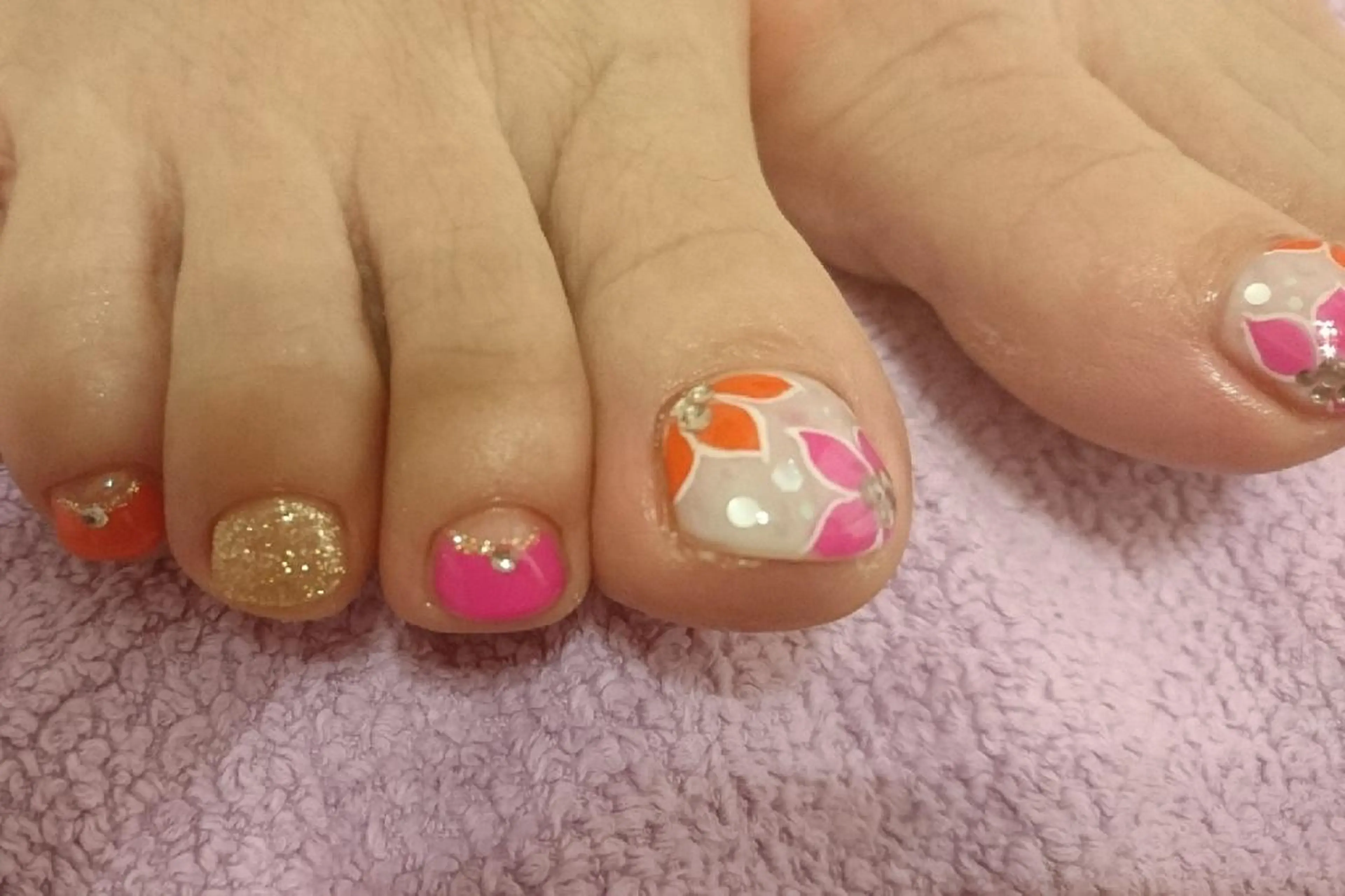 ネイル アートネイル フットネイル ジェルネイル あんきち    のネイルデザイン