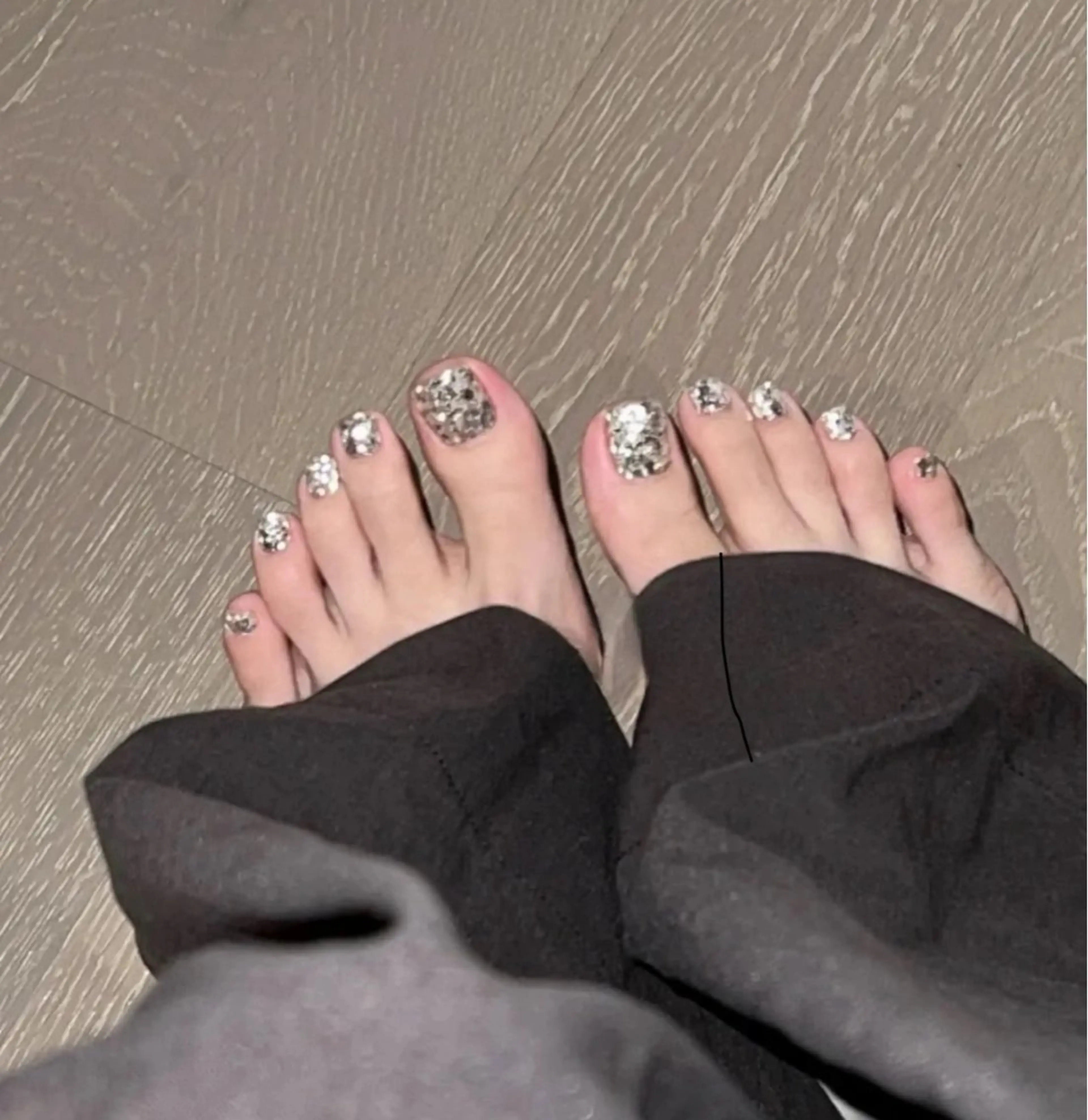 フットフラッシュネイルの写真