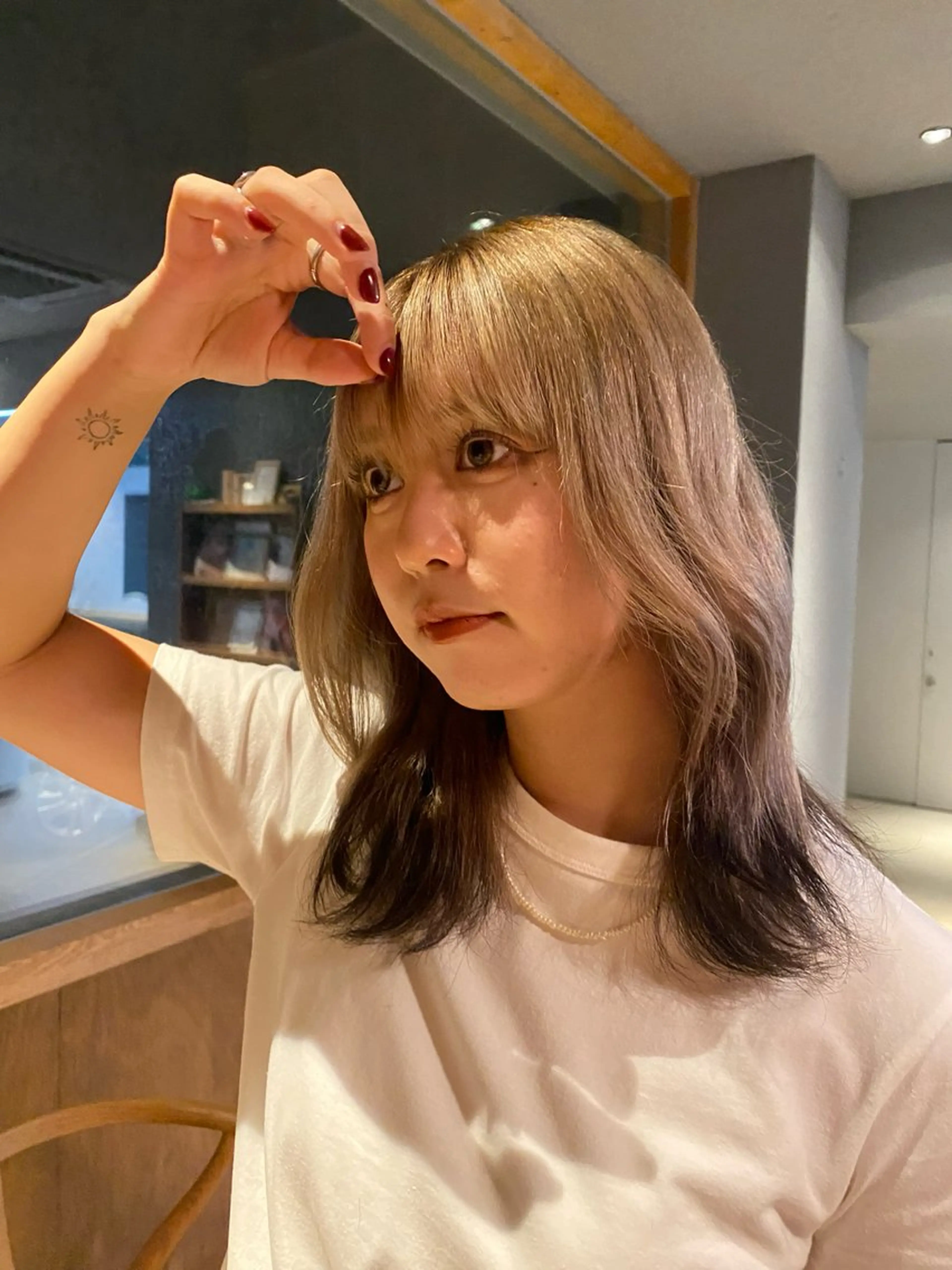 カラー デザインカラー ハイトーンカラー ヘアカラー duft. Natsuneのヘアスタイル