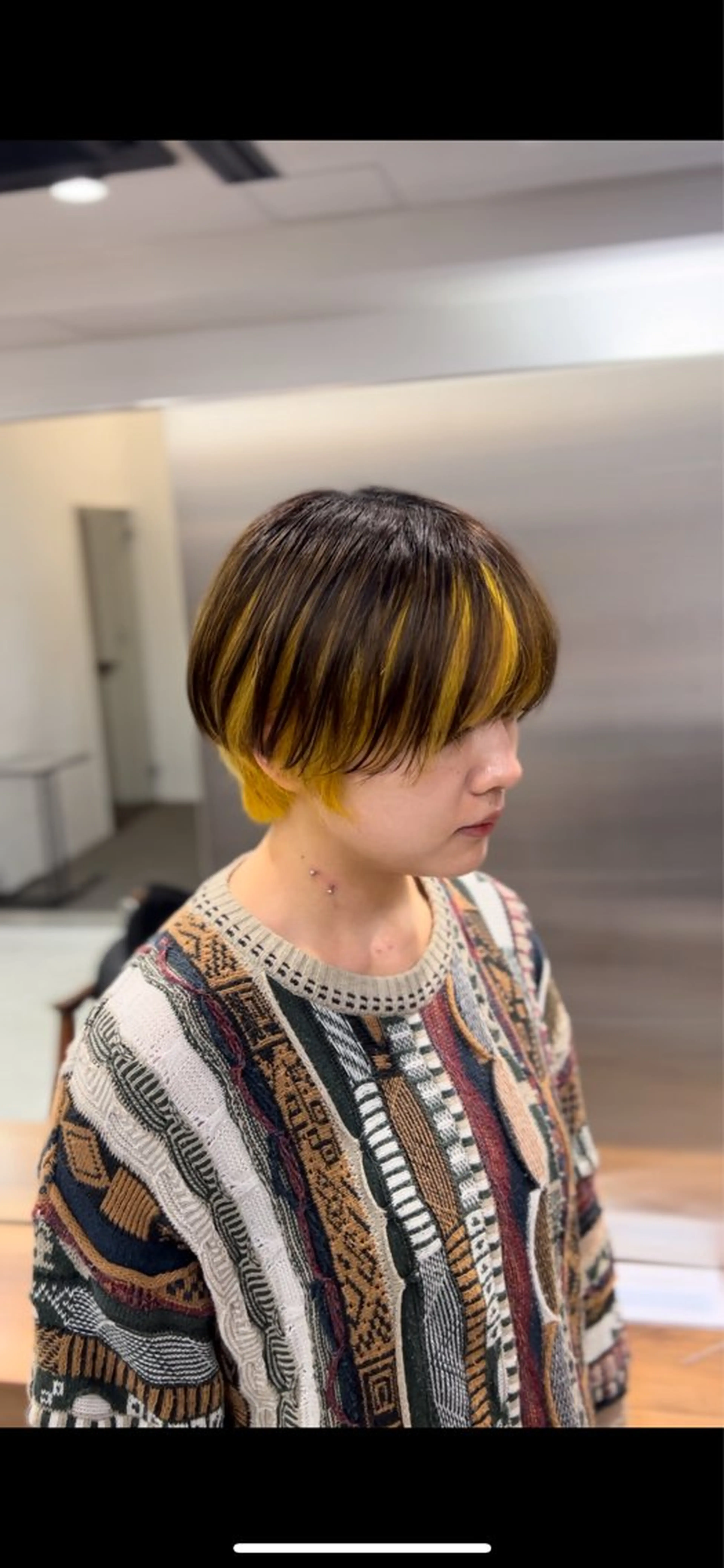 ショート カラー ヘアカラー REFLECTION所属・ハイトーン /レイヤー/ふみやのヘアスタイル