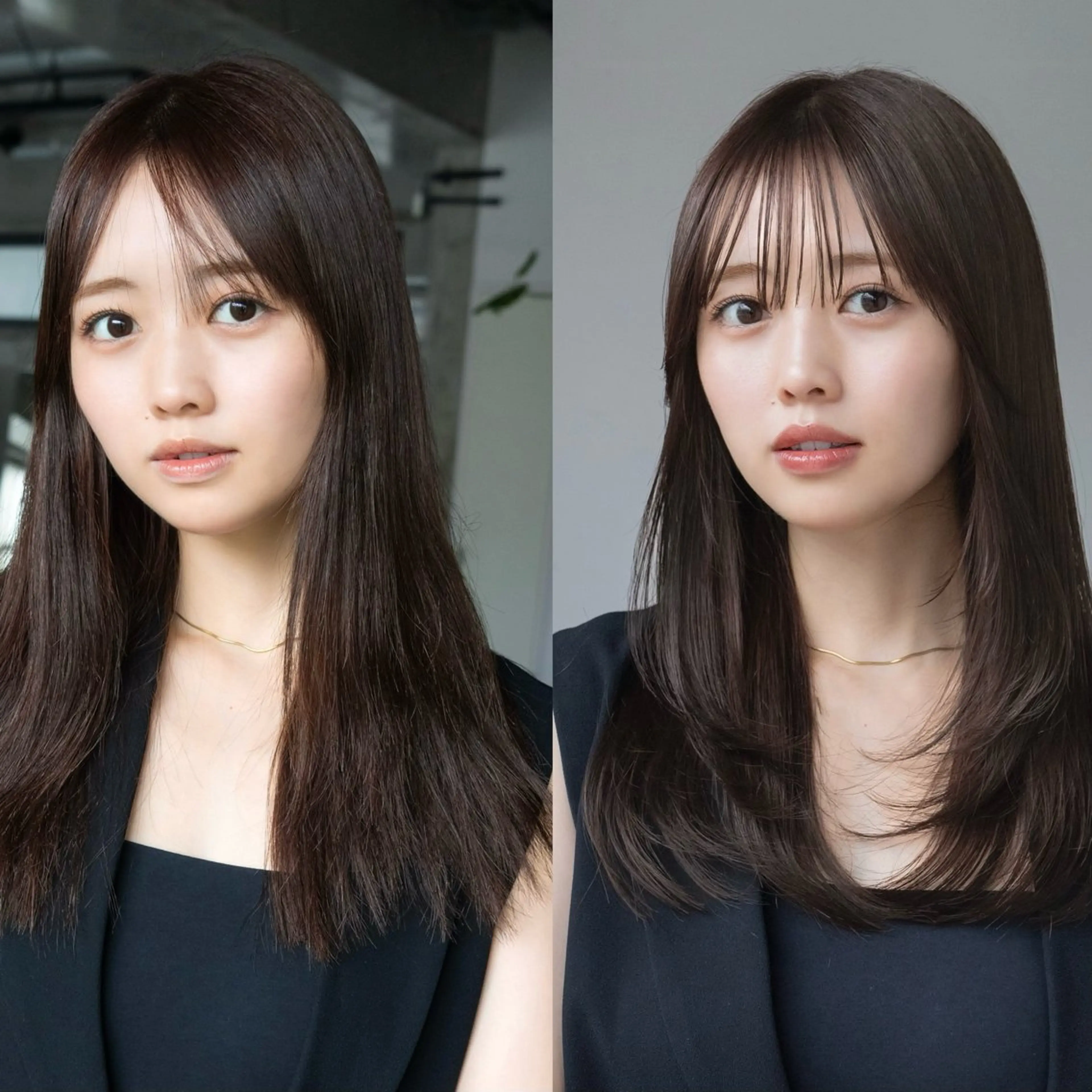 セミロング 顔周りカット レイヤーカット カット ヘアセット AIN.ANLY.所属・顔まわりカット/レイ ヤーカット/小池 祐のヘアスタイル