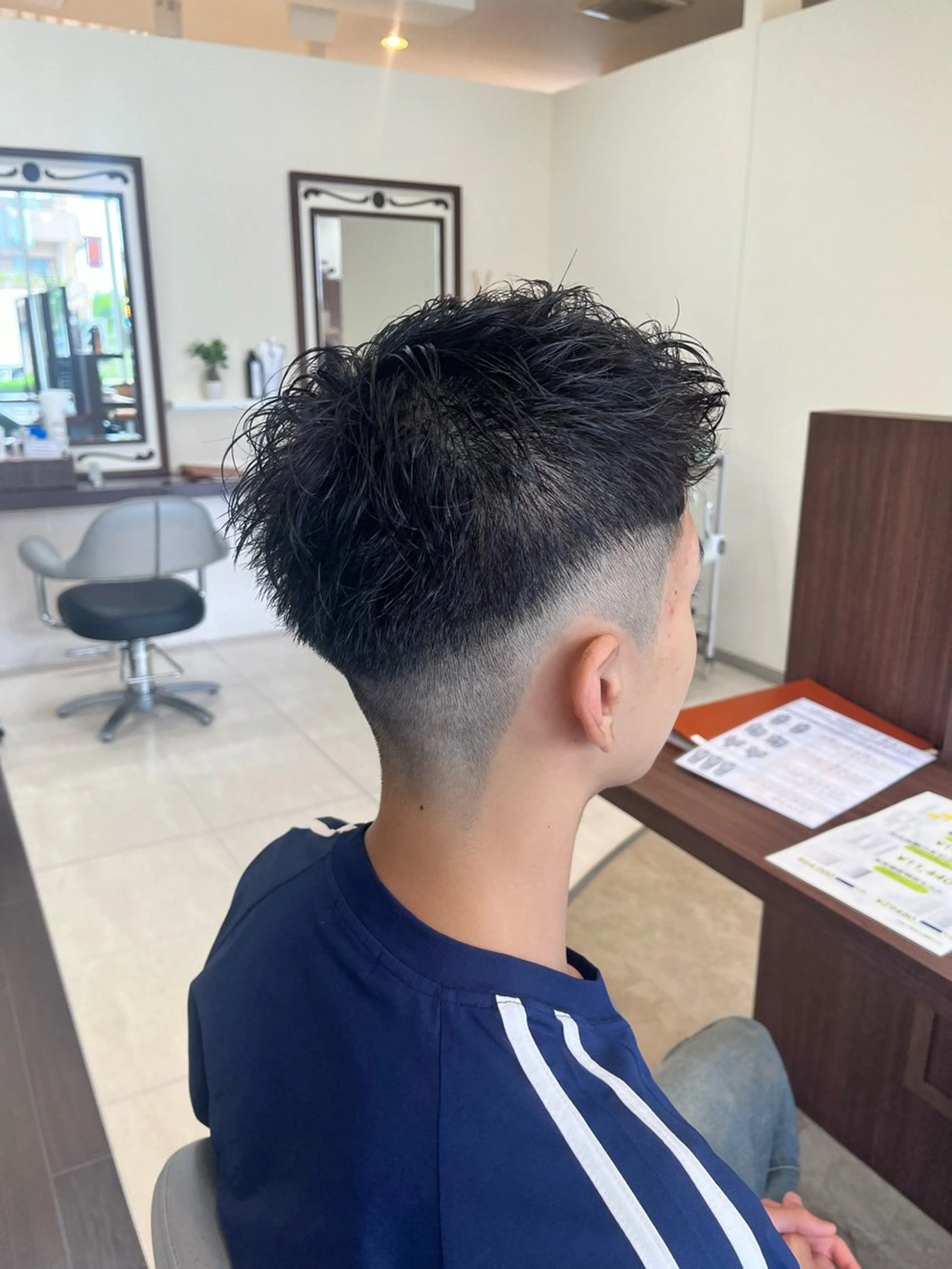 ショート メンズ フェードカット ショートヘア AROH  men's cut&men's perm 船橋店所属・🧊メンズ特化🧊 高木航希のヘアスタイル