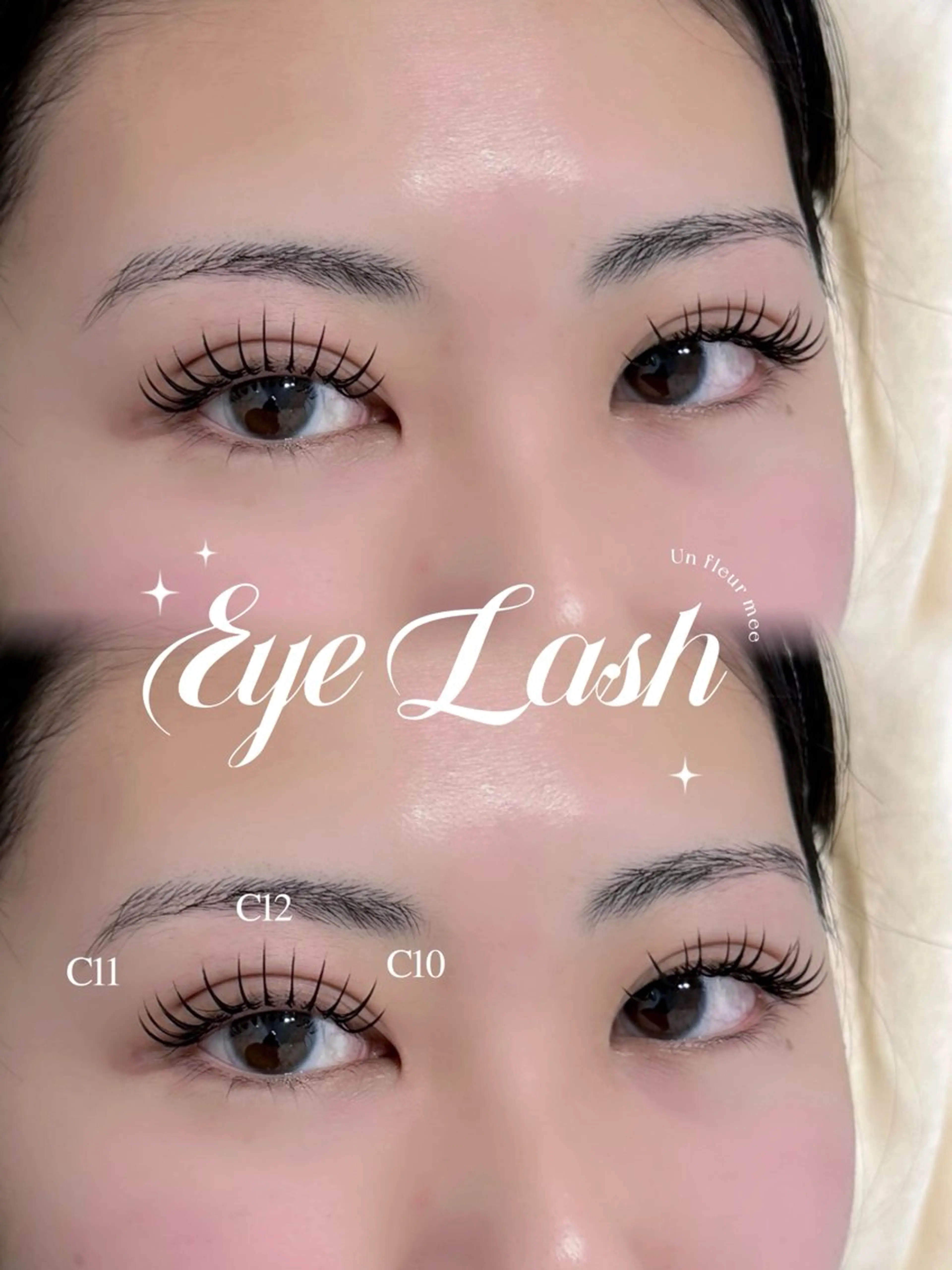 マツエク・マツパ UnFleurmee nozomiのマツエク・マツパデザイン