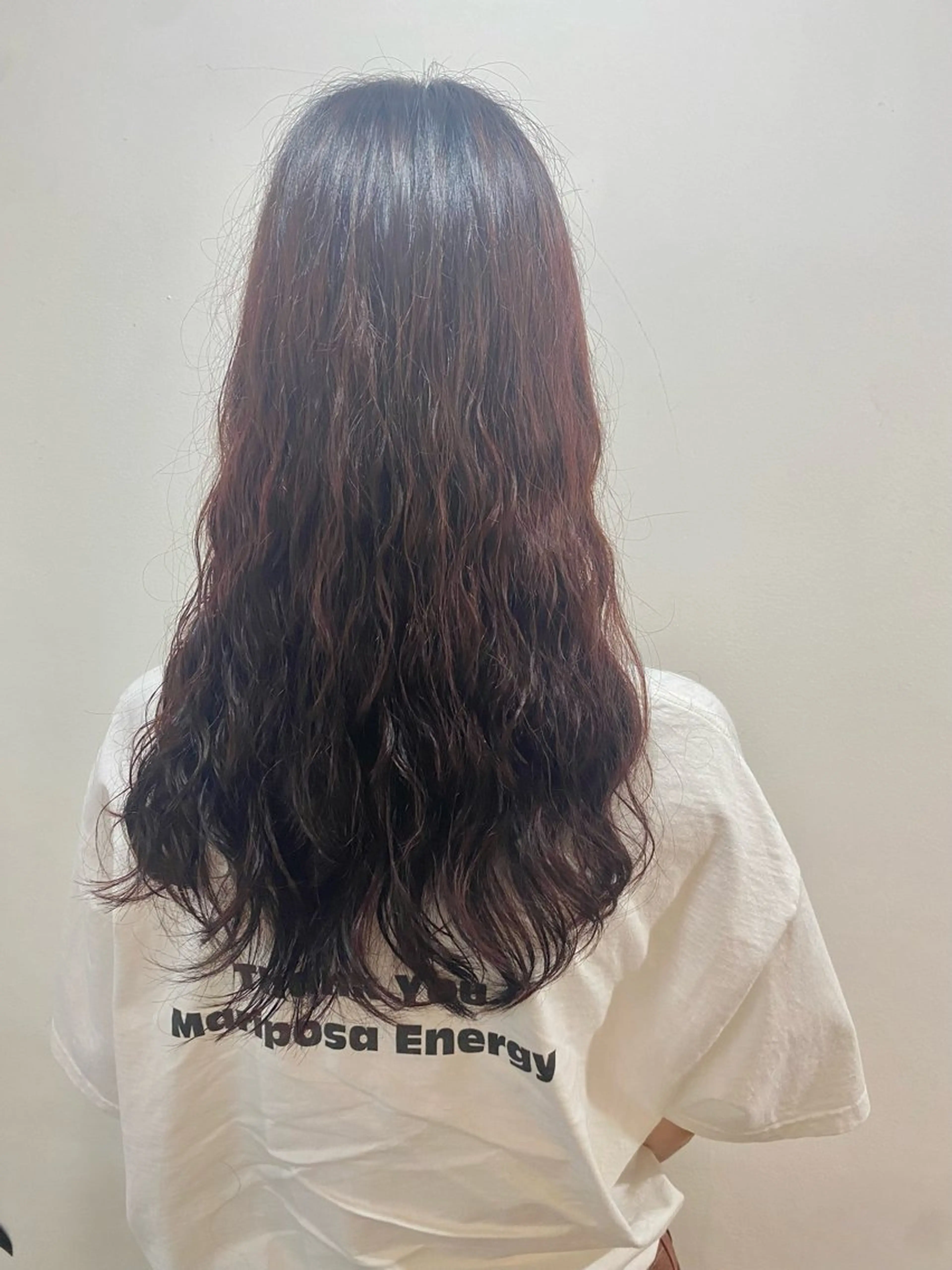 セミロング カラー パーマ セミロングパーマ カット ヘアカラー パーマ Kazaoka Saraのヘアスタイル