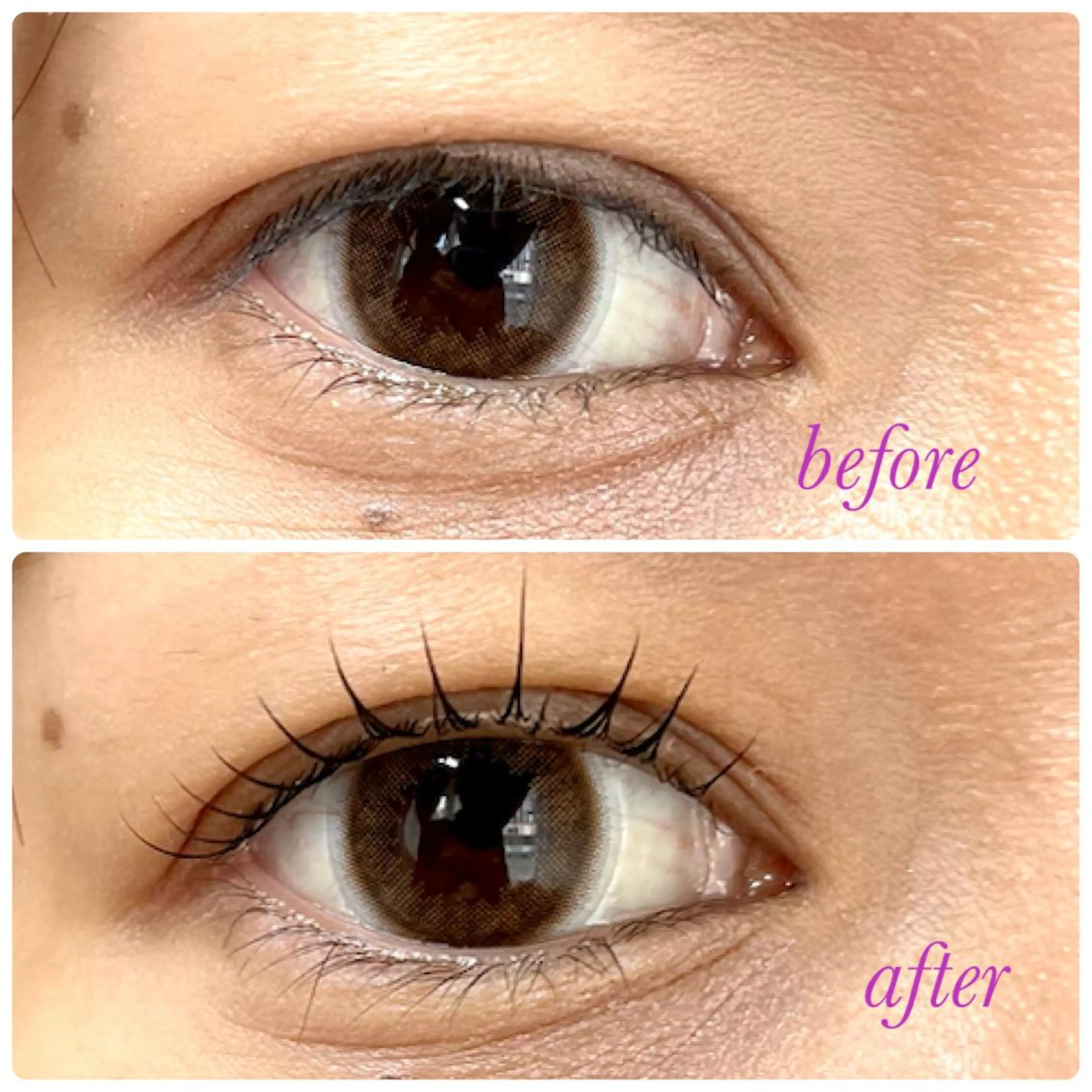 マツエク・マツパ パリジェンヌラッシュリフト lrie ／  moeのマツエク・マツパデザイン