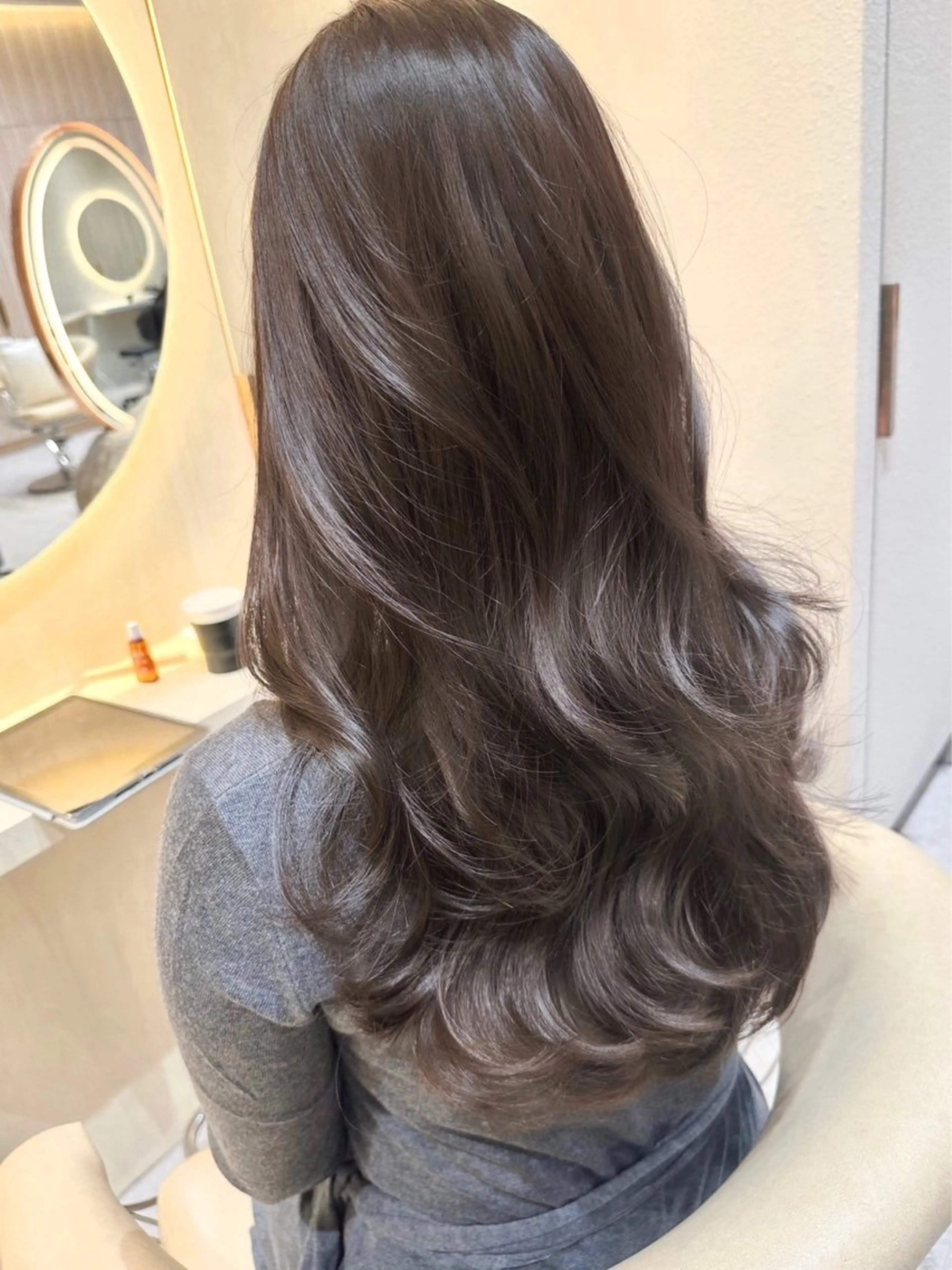 ロング カット ヘアカラー トリートメント 🩵縮毛矯正・ボブ 岩原朋也🩵のヘアスタイル