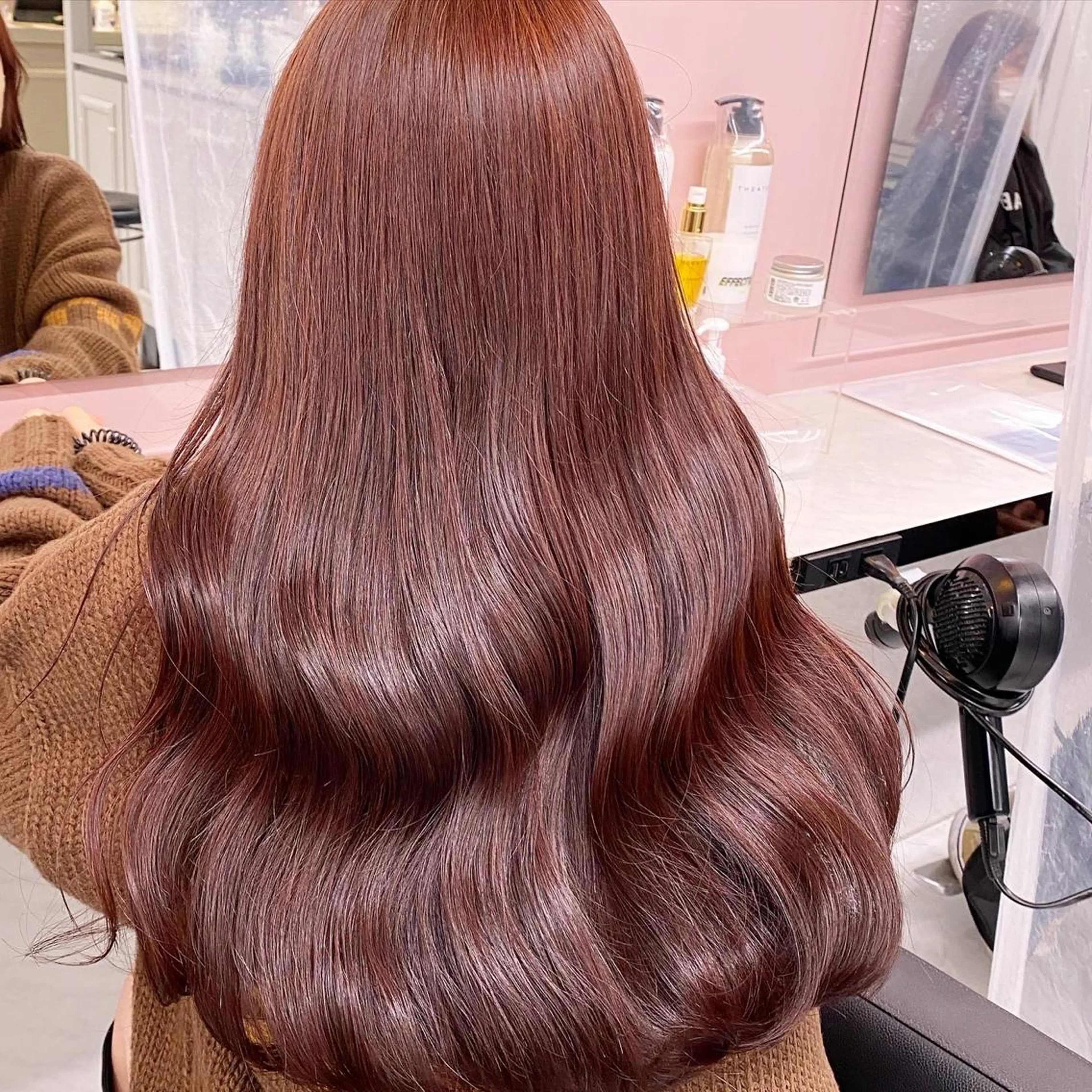 ロング カラー ヘアアレンジ ダブルカラー 韓国ヘアKYONのヘアスタイル