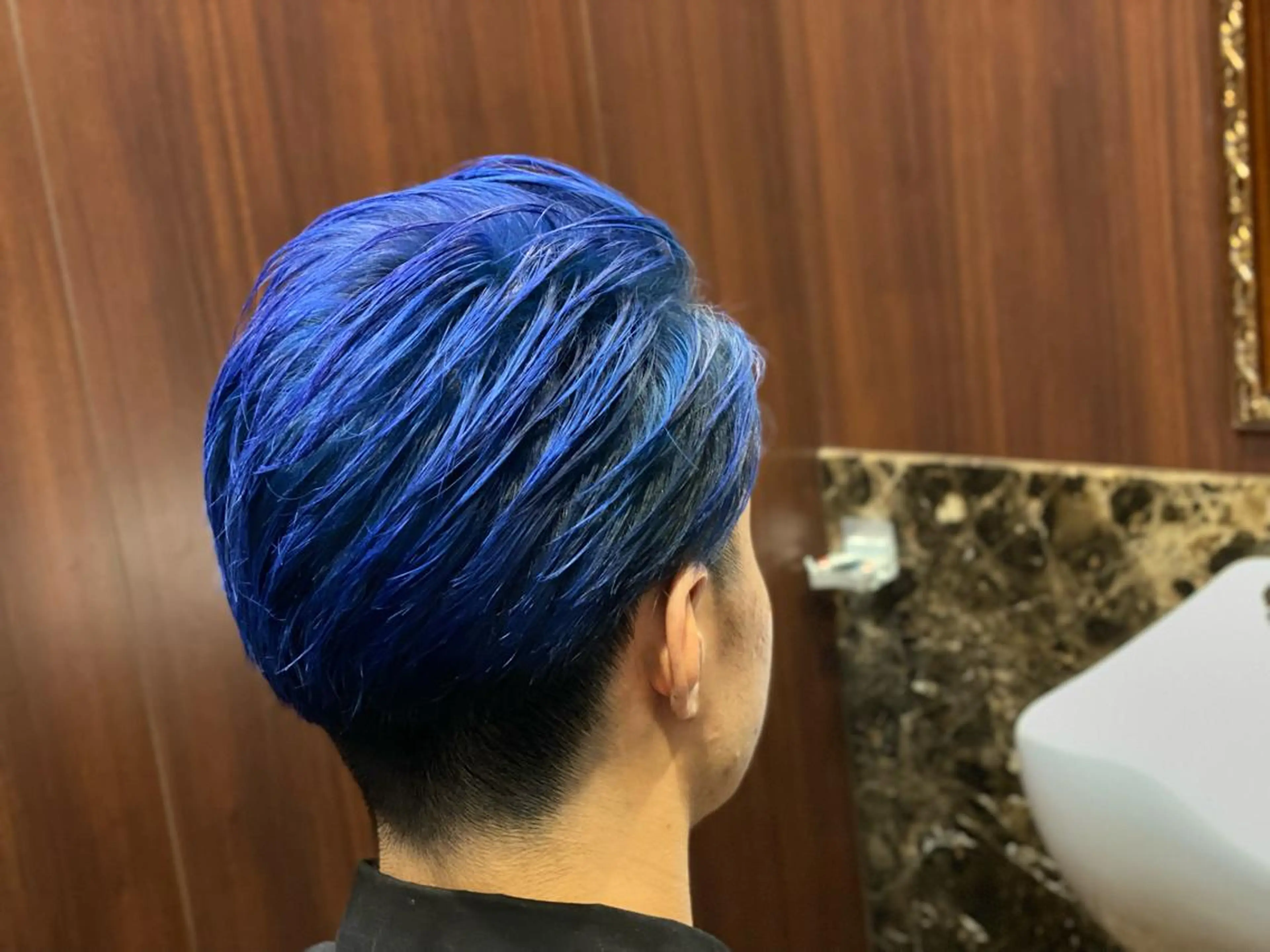 ショート カラー メンズ 浅見 天翔のヘアスタイル