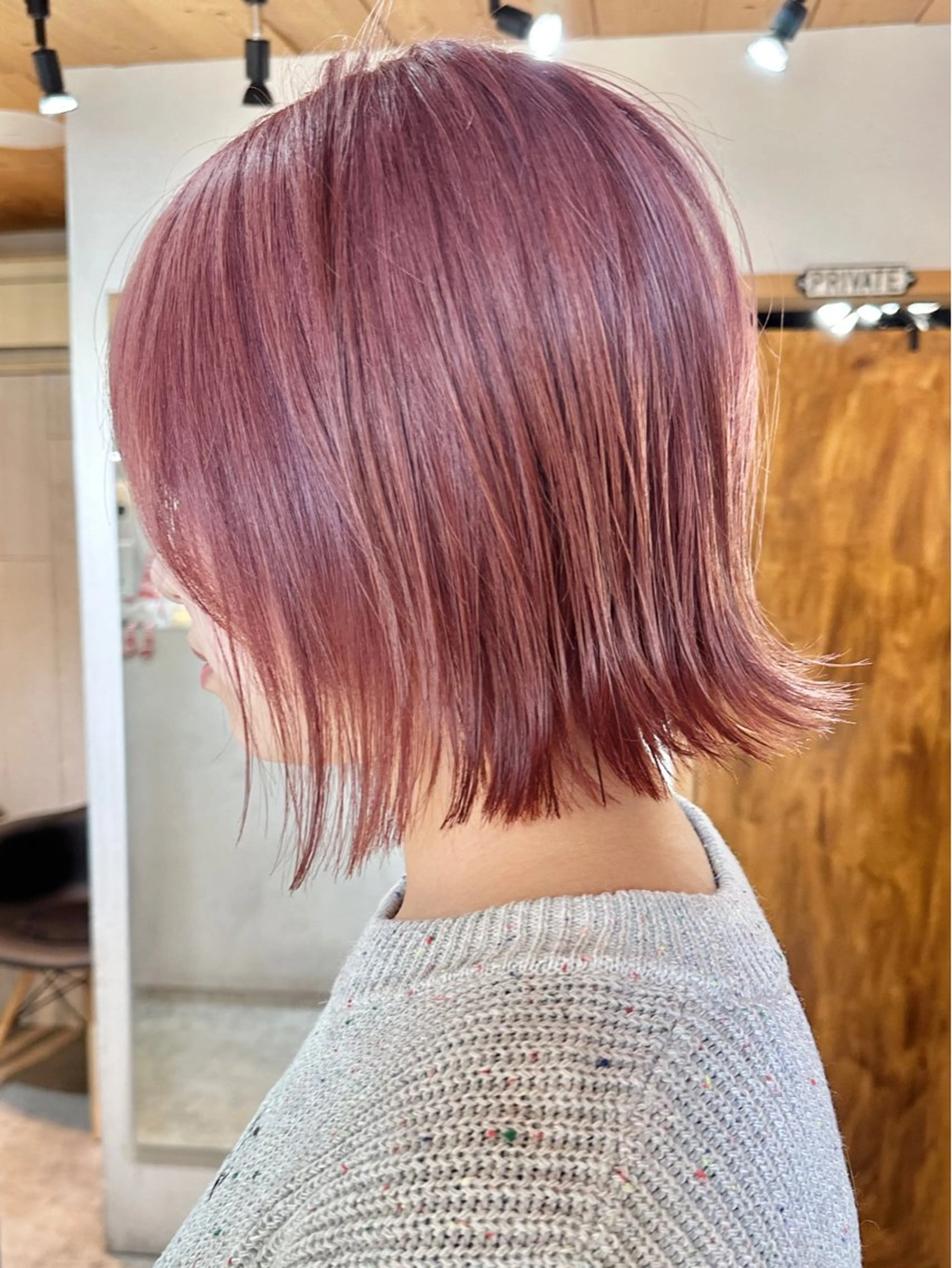 ミディアム カラー カット ヘアカラー トリートメント ブリーチダブルカラー 【koide】のヘアスタイル