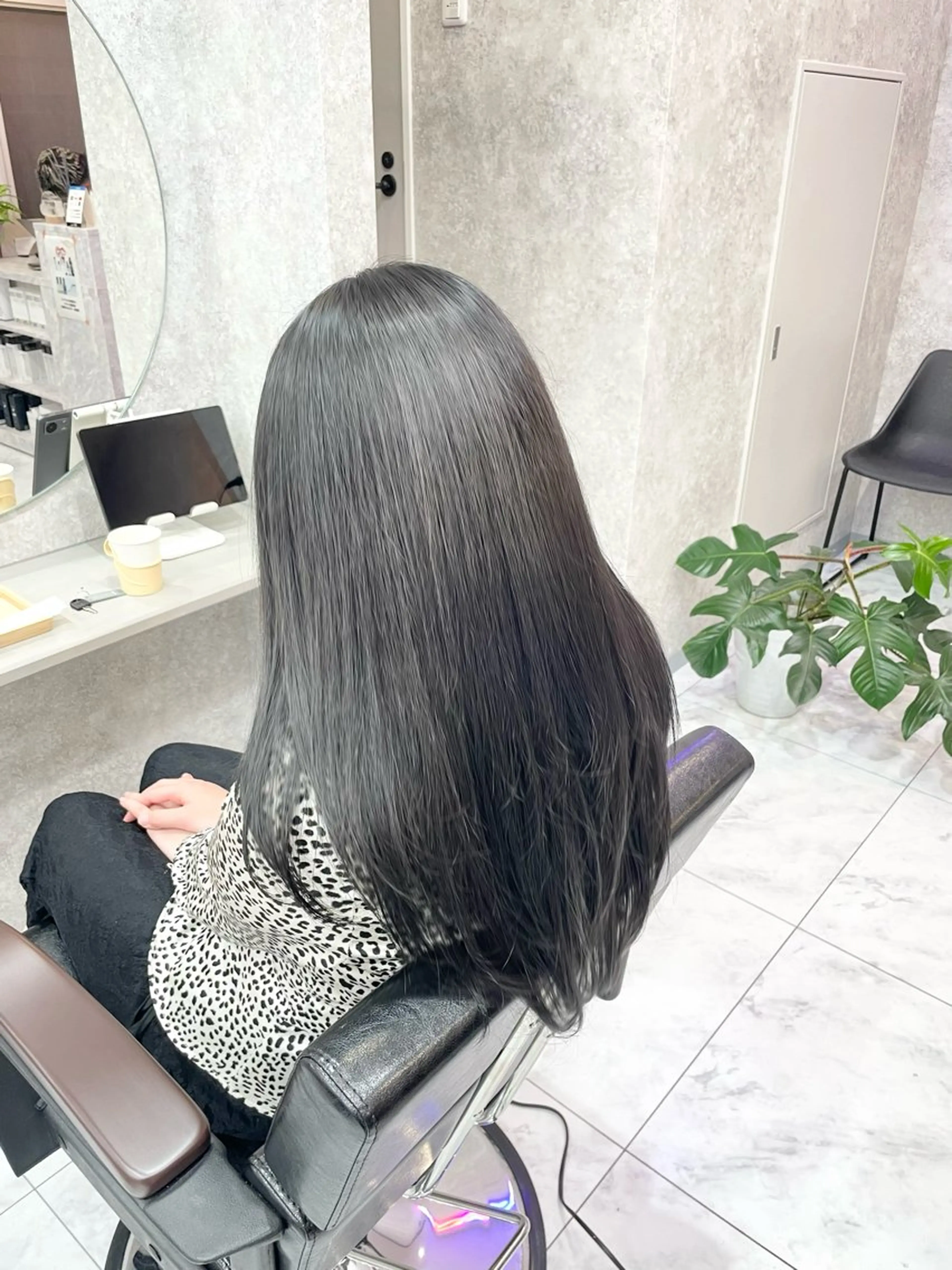 ロング 🦋ハイトーン🦋 石山 希理🦋のヘアスタイル