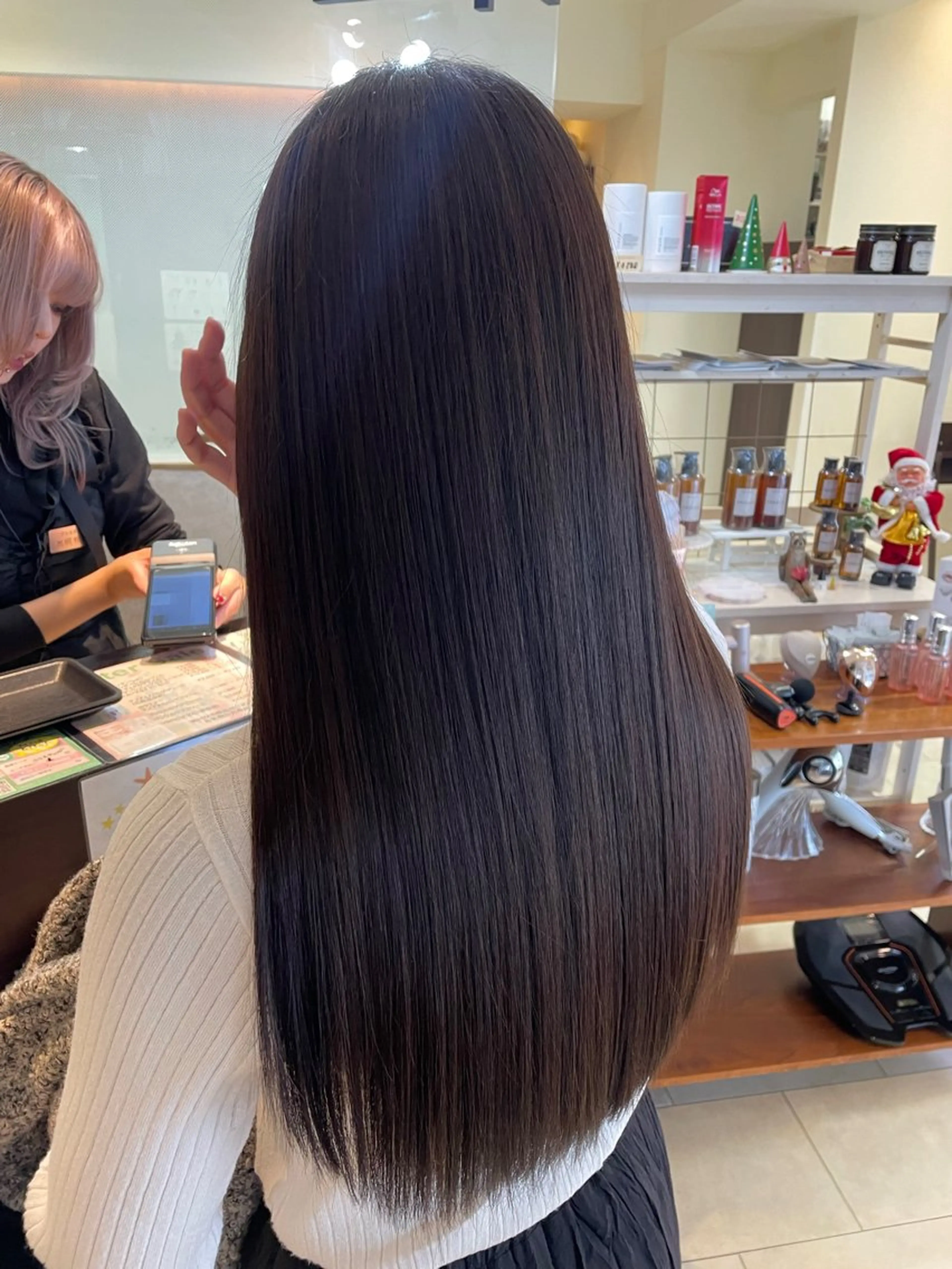 ロング カラー 西中島/髪質改善/ 透明感/山川光子のヘアスタイル