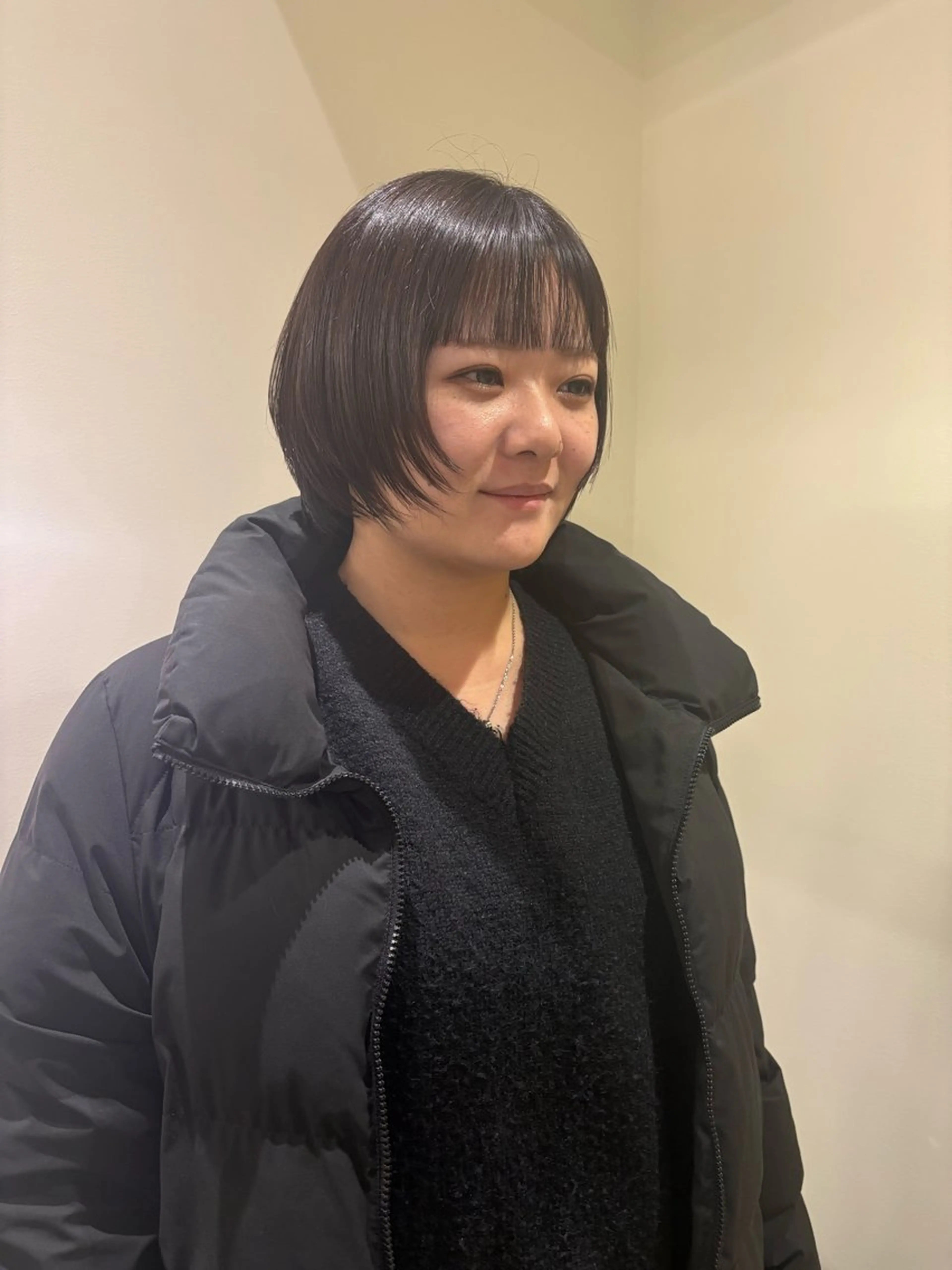 ミディアム カット ヘアカラー トリートメント natsuki /HUI 金山のヘアスタイル