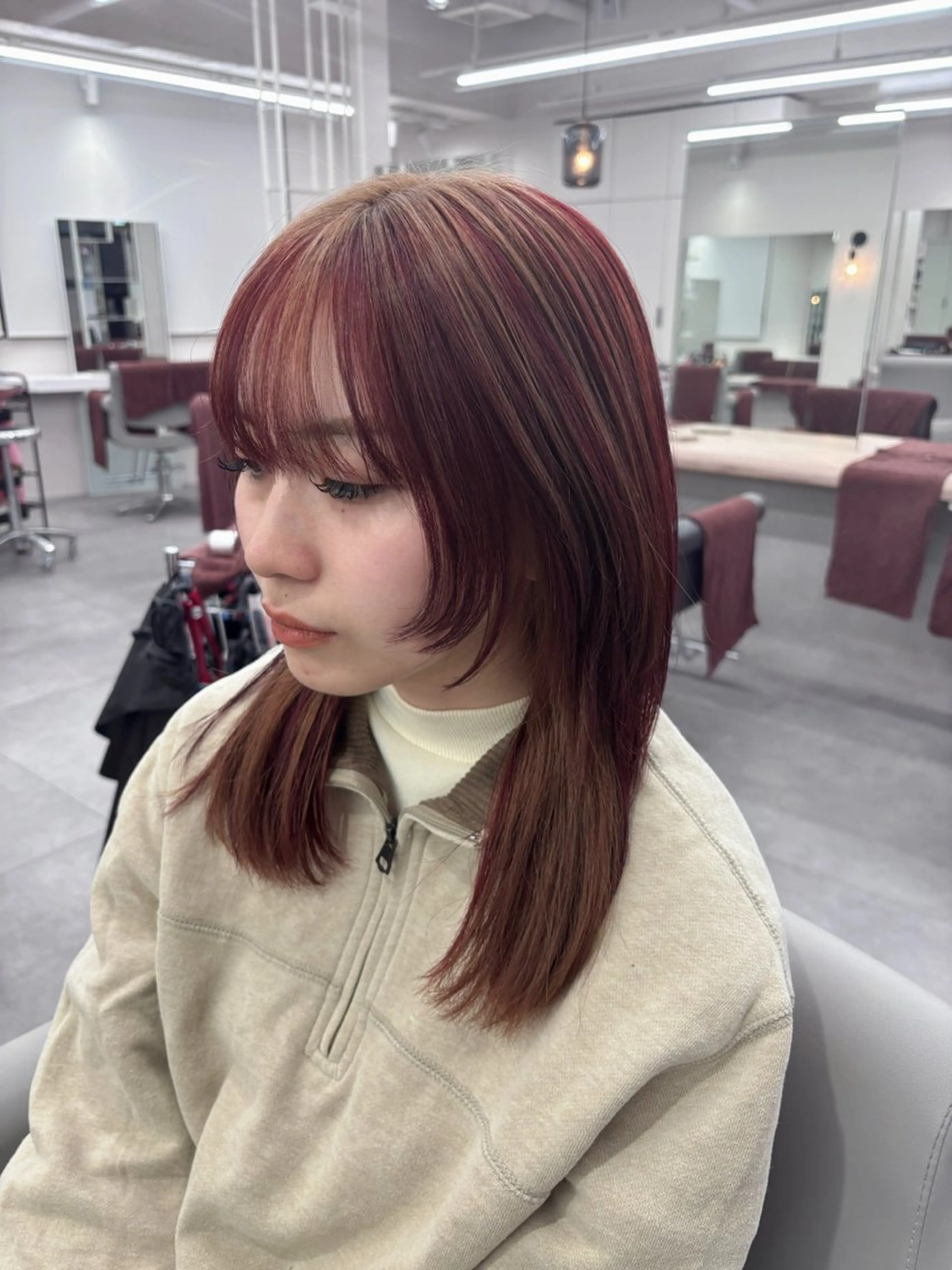 カラー ヘアカラー 艶カラー💞 amiのヘアスタイル