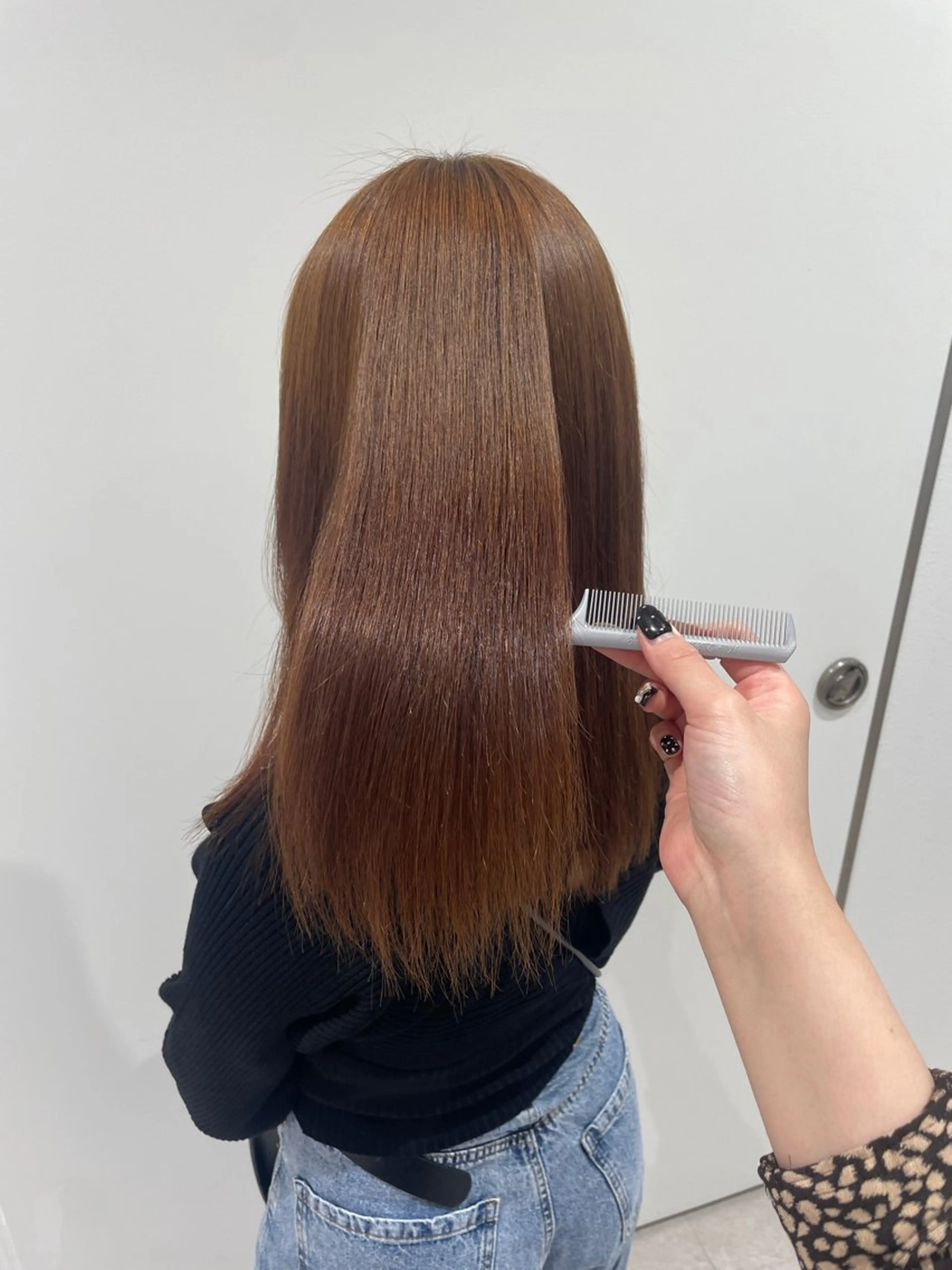 ロング トリートメント 髪質改善✨艶カラー 🎀moka🎀のヘアスタイル