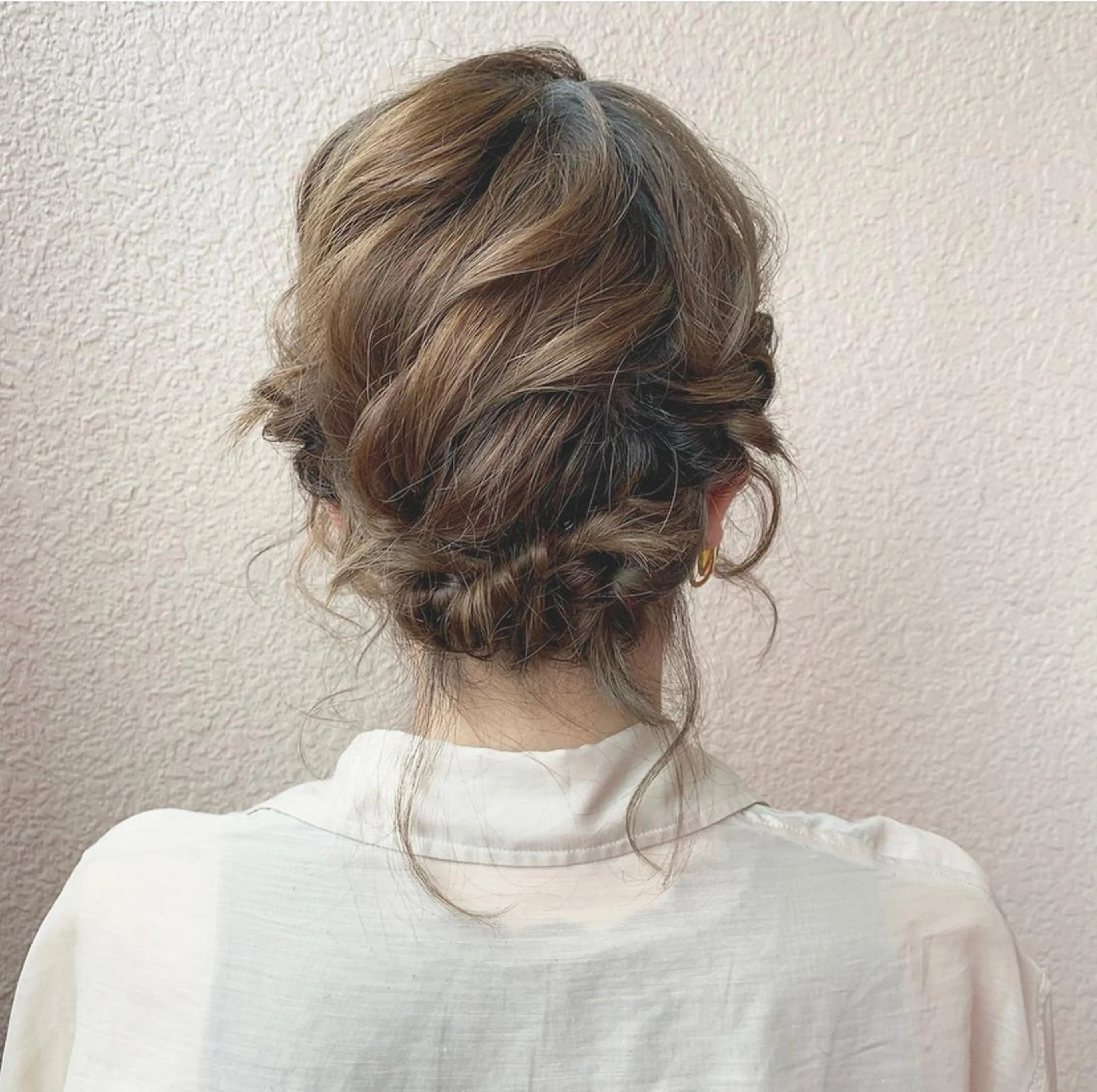 セミロング カラー ヘアアレンジ 代表🎀 ふわモテ愛 され髪🩷yumiのヘアスタイル