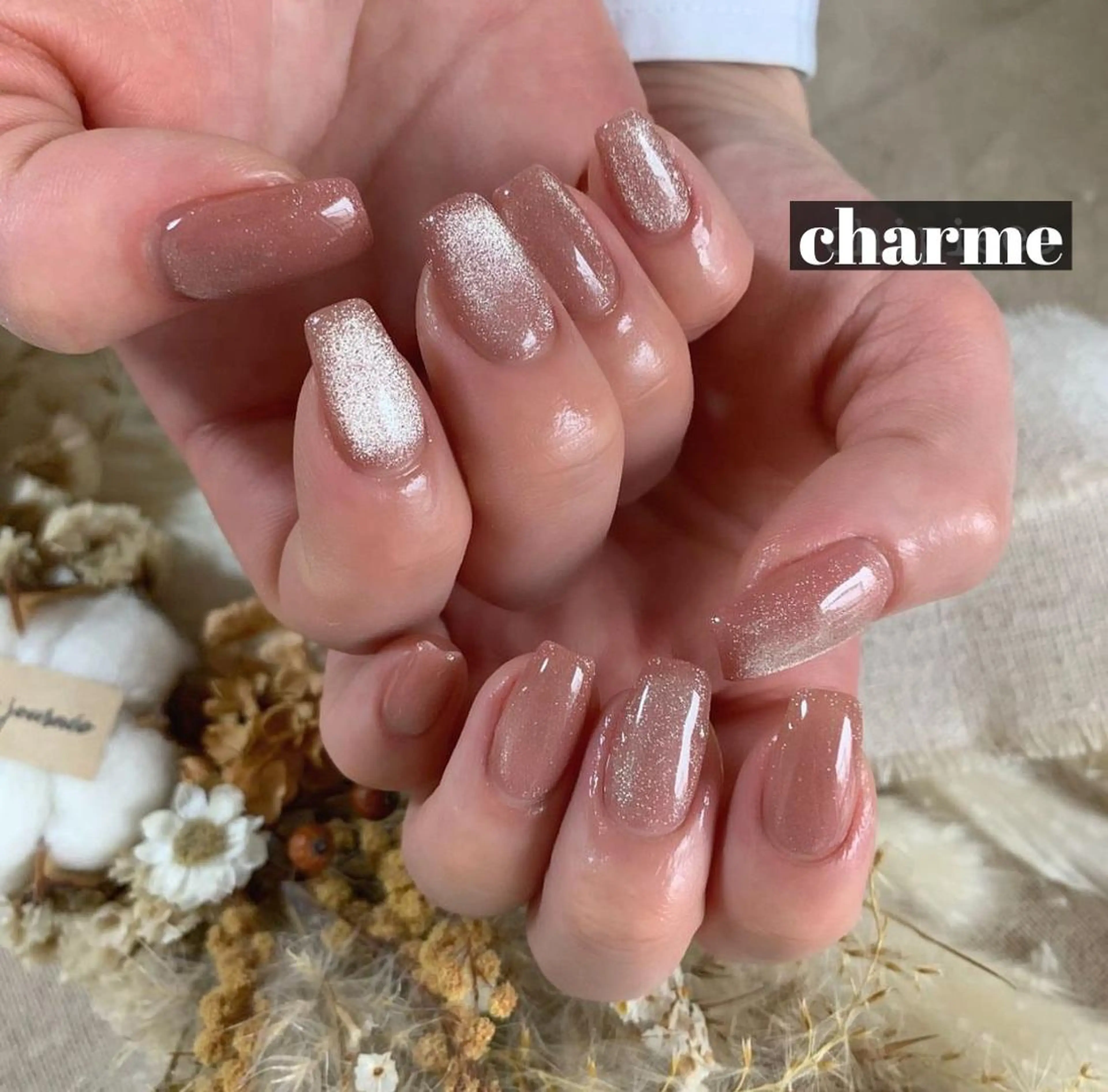 ネイル ワンカラーネイル ハンドネイル charme所属・. SHIORIのネイルデザイン