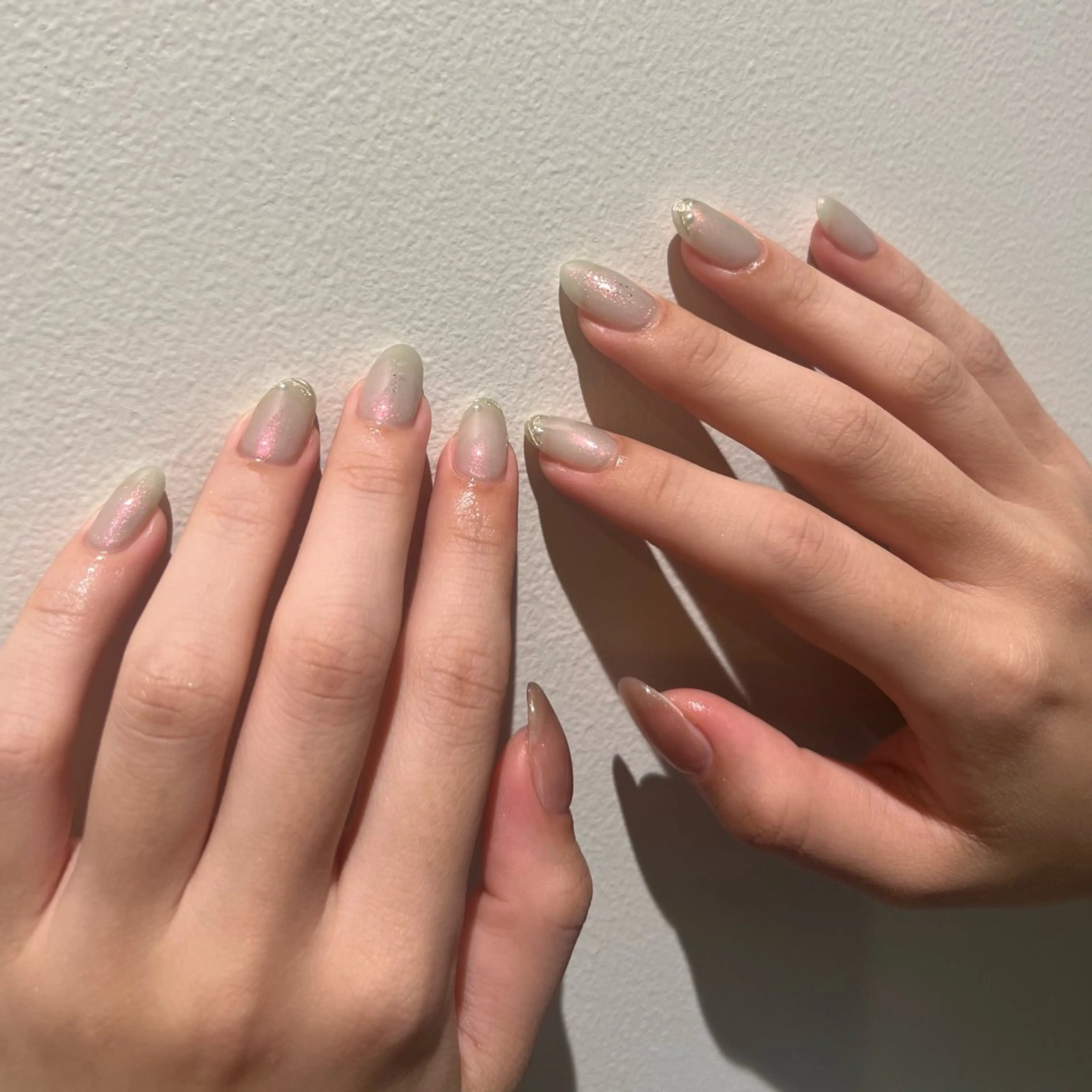 ミディアム ハンドネイル Plus Ehiku 四日市/rinaのネイルデザイン