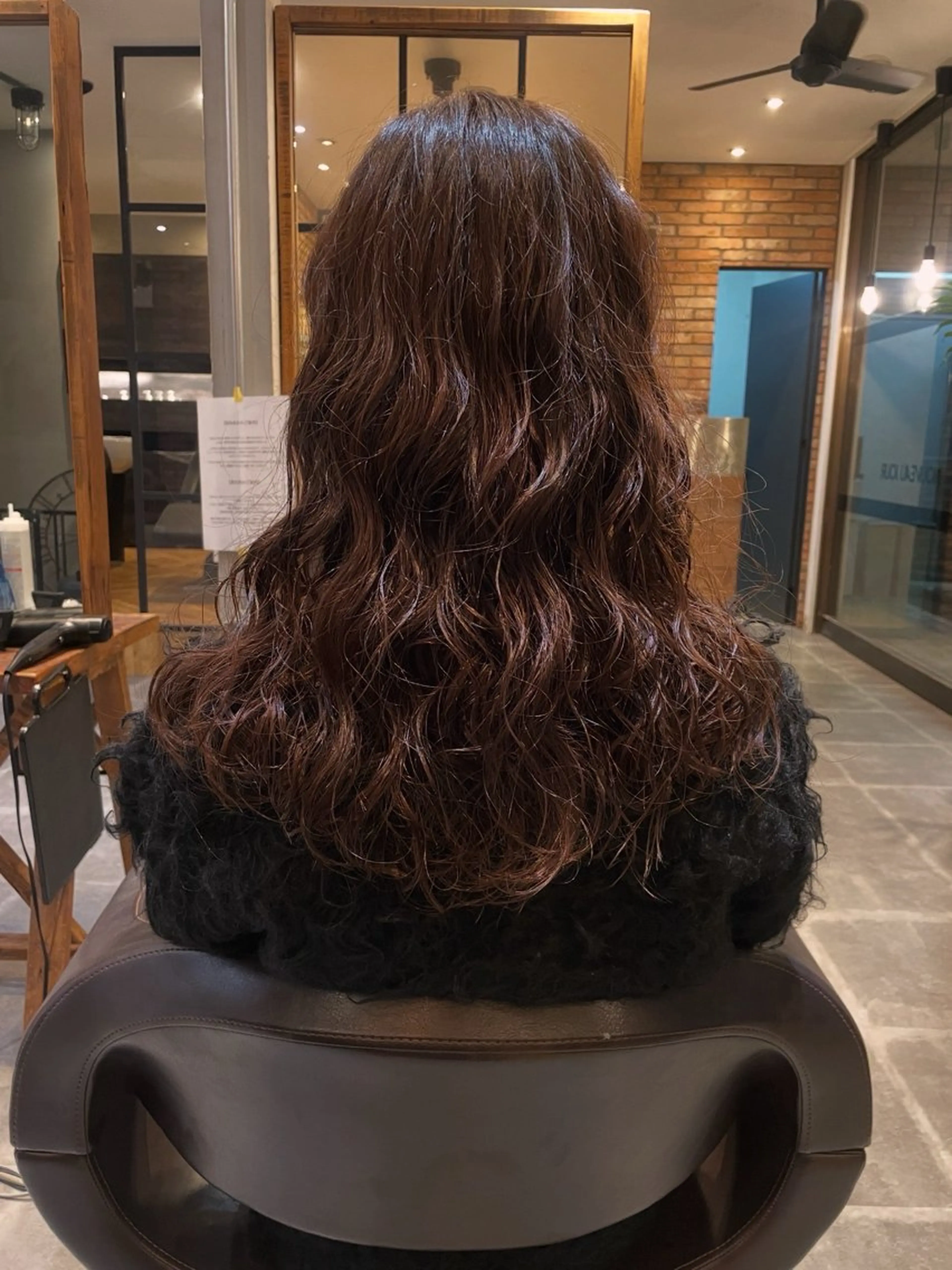 ロング カラー パーマ カット ヘアカラー パーマ GUESTs所属・優音 /YUi/パーマのヘアスタイル