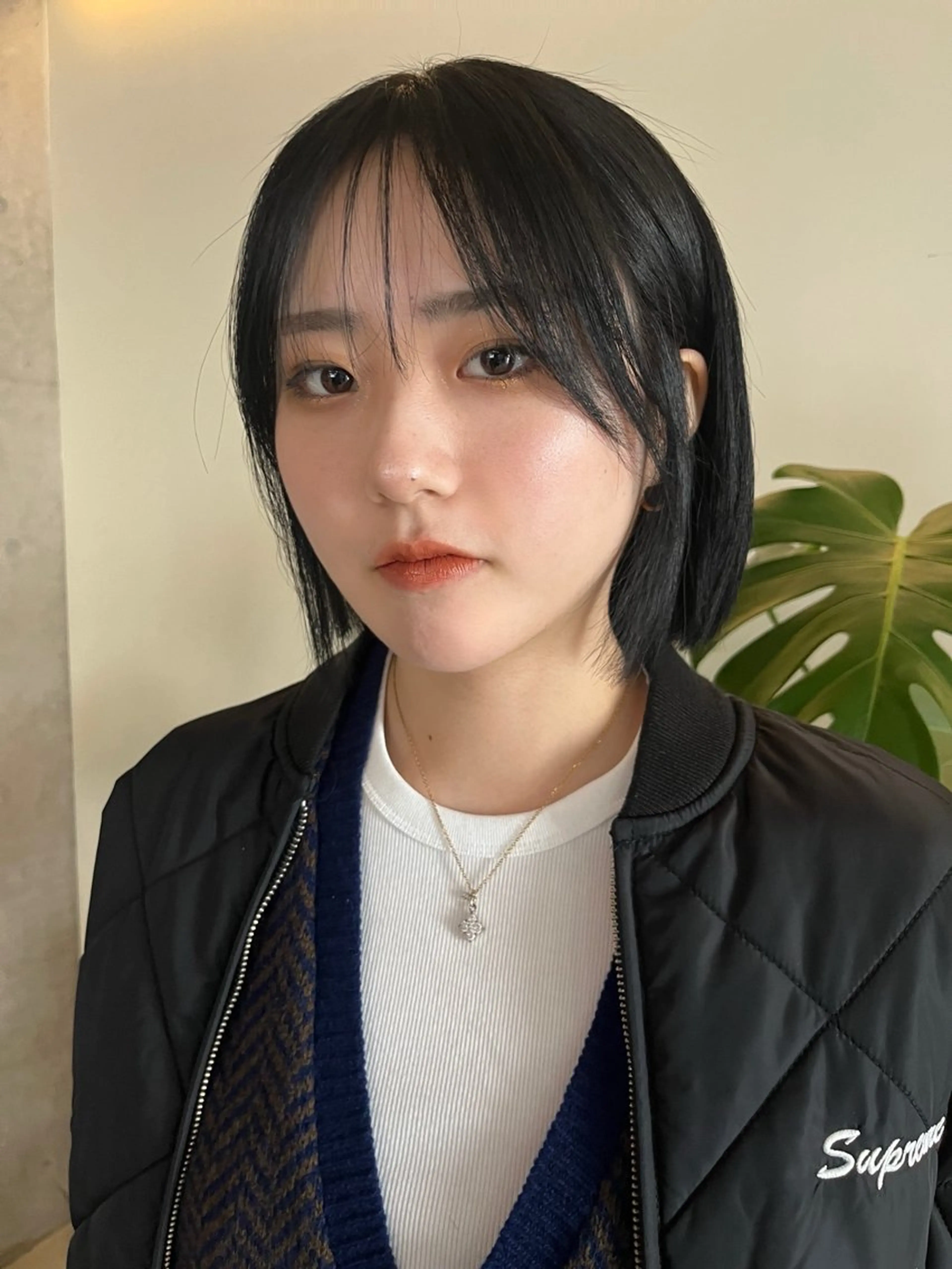 ショート ボブ 顔周りカット レイヤーカット カット ヘアカラー レイヤーカット\ウル フ　chinatsuのヘアスタイル