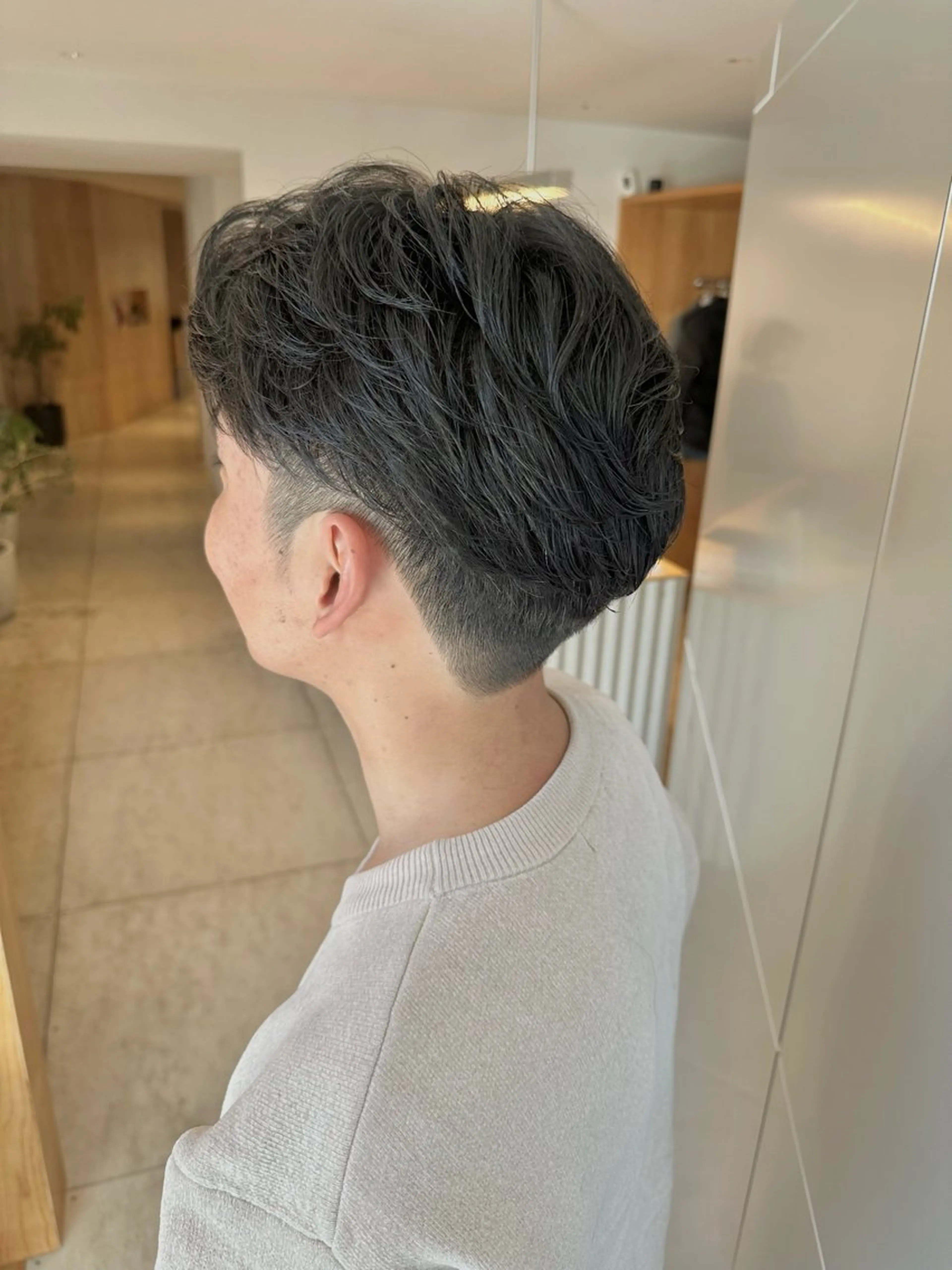 ミディアム メンズ くせ毛 メンズパーマ達人/ フェード/イツキのヘアスタイル