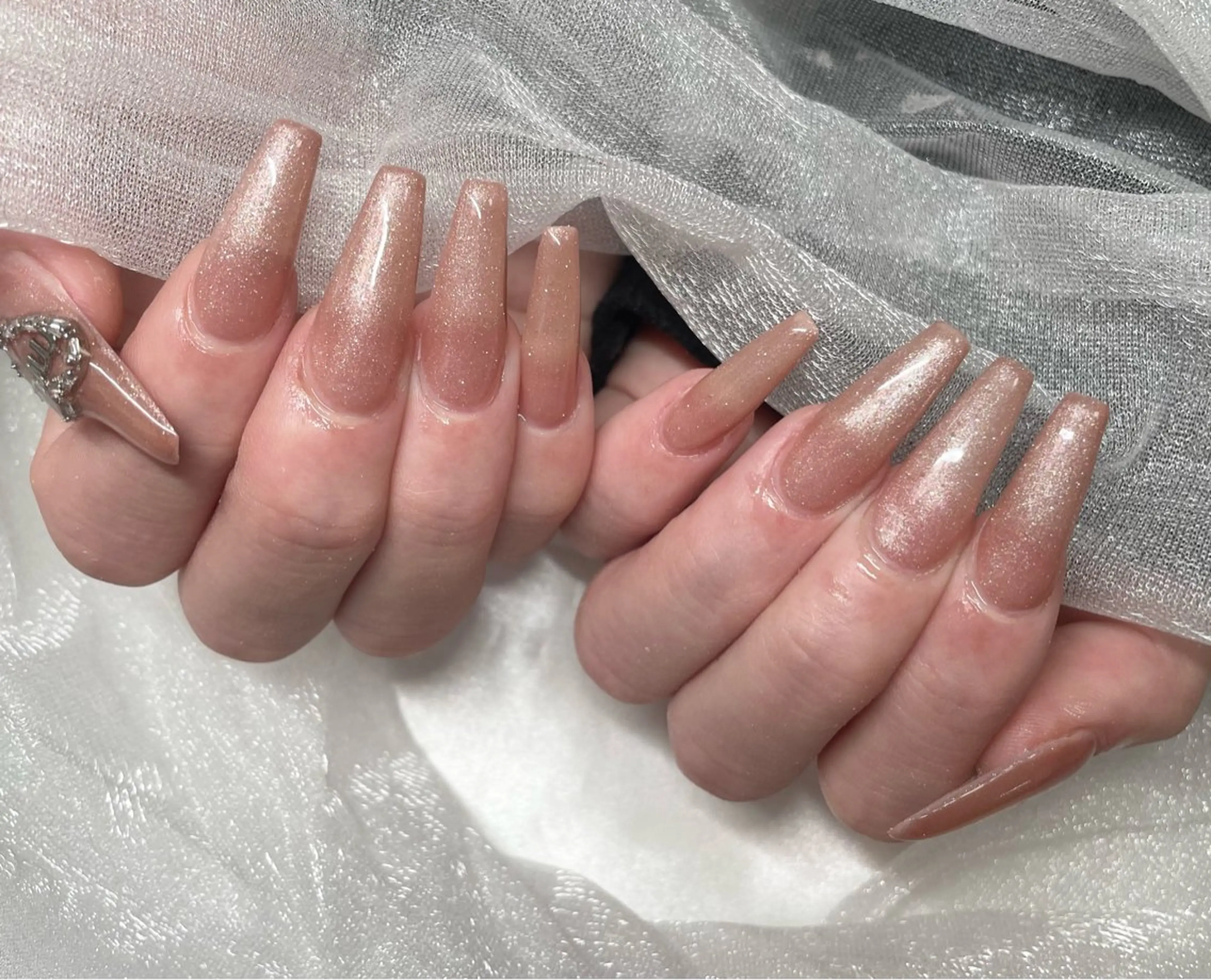 【オフ・ケア込】チップ長さだし10本💅ワンカラー・グラデーションの写真