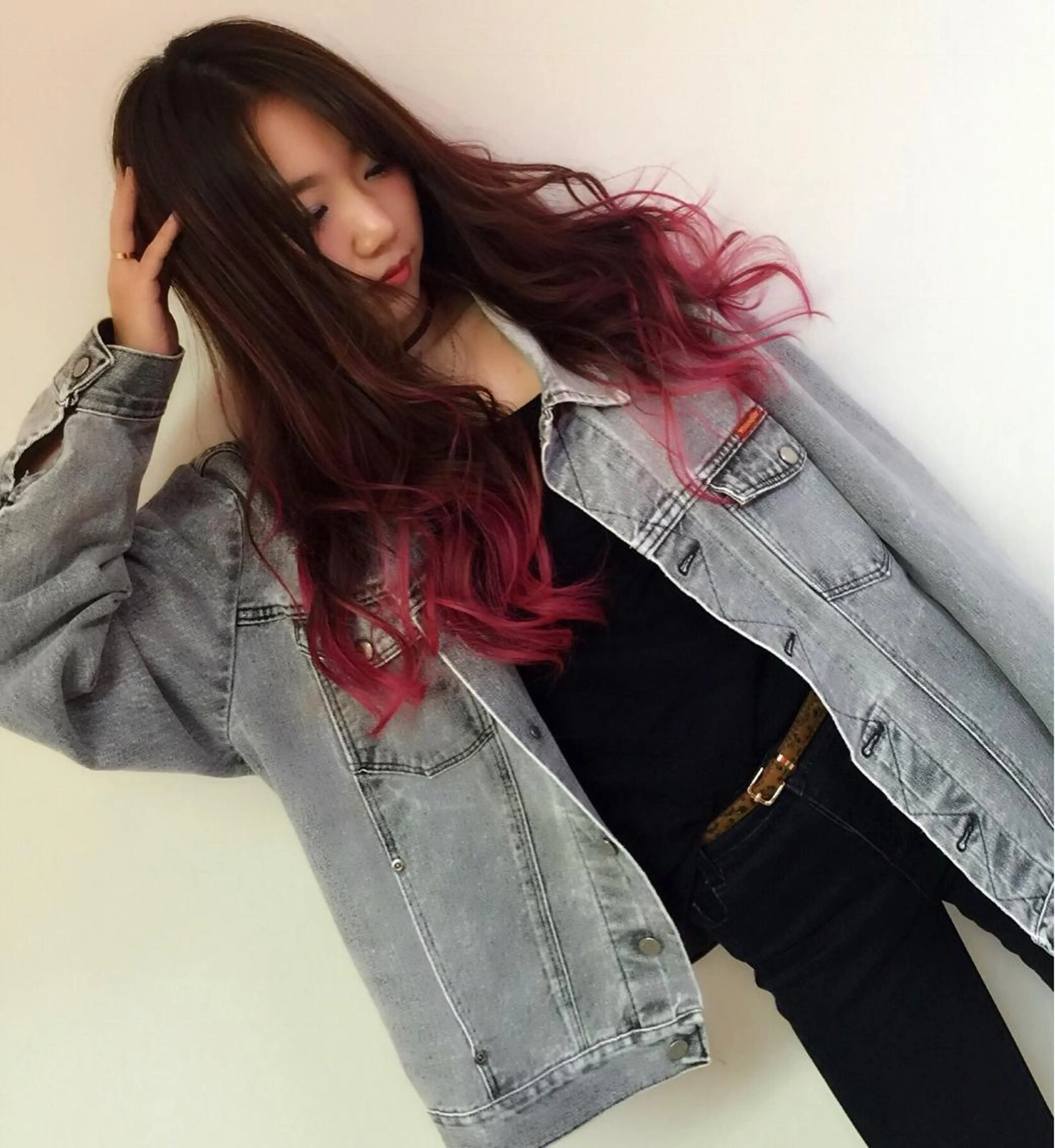 ロング カラー パーマ ヘアアレンジ backstage.AZ所属・吉川 宙翔のヘアスタイル