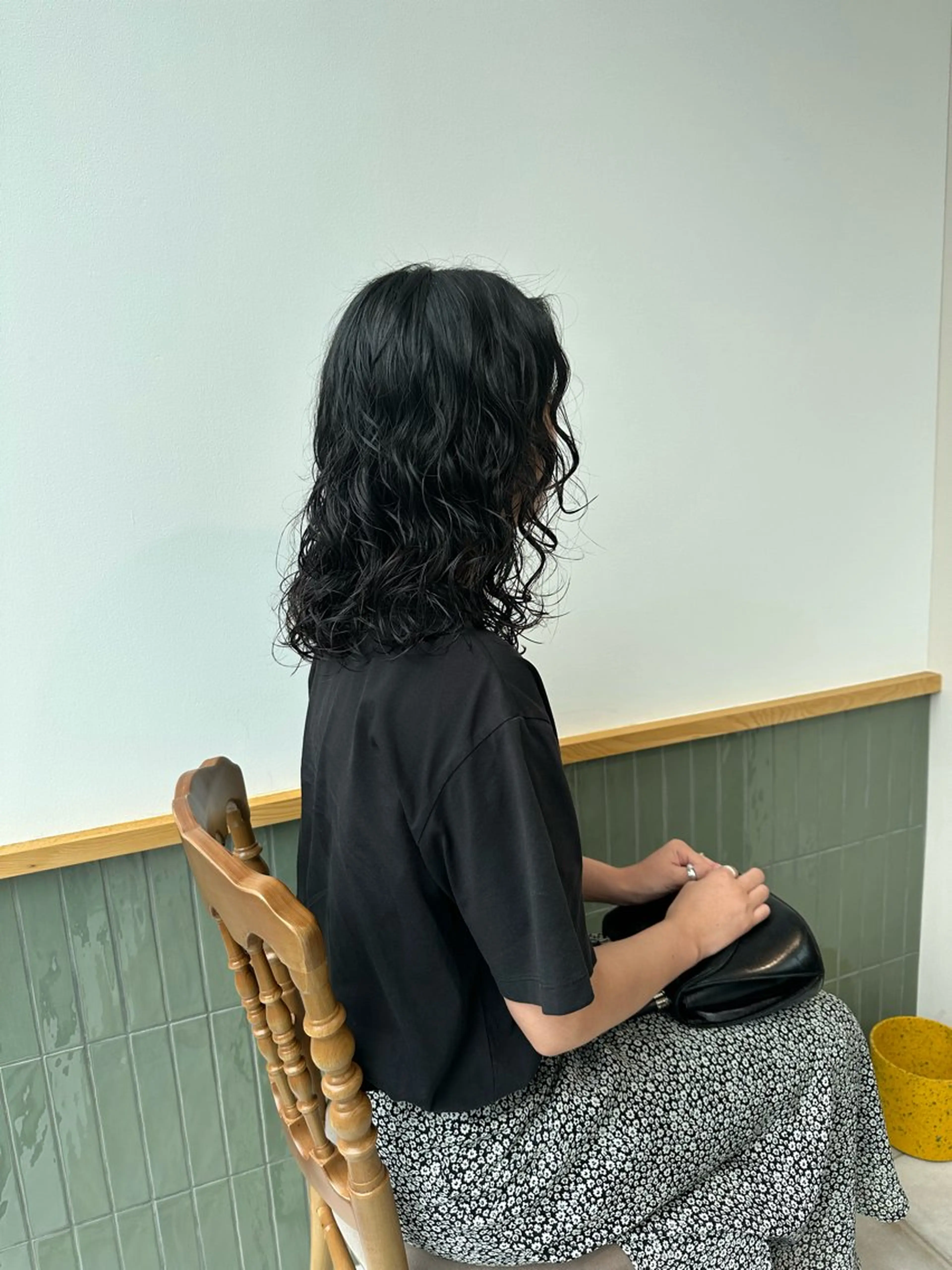 ミディアム カラー パーマ キッズ オトナヘア🌸 harukaのヘアスタイル