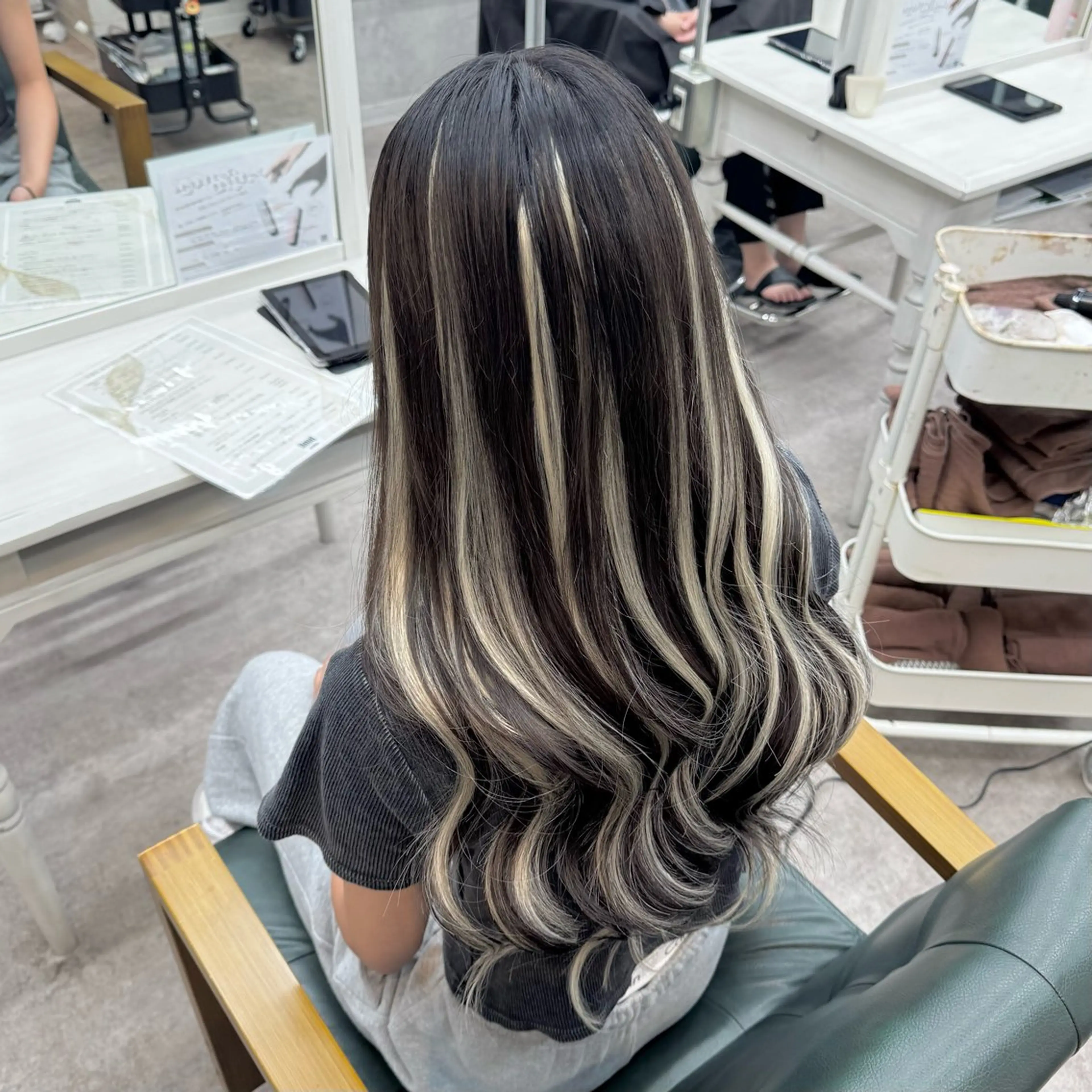 ロング エクステ JUNSHIN🦋 ヘアセット／カラーのヘアスタイル