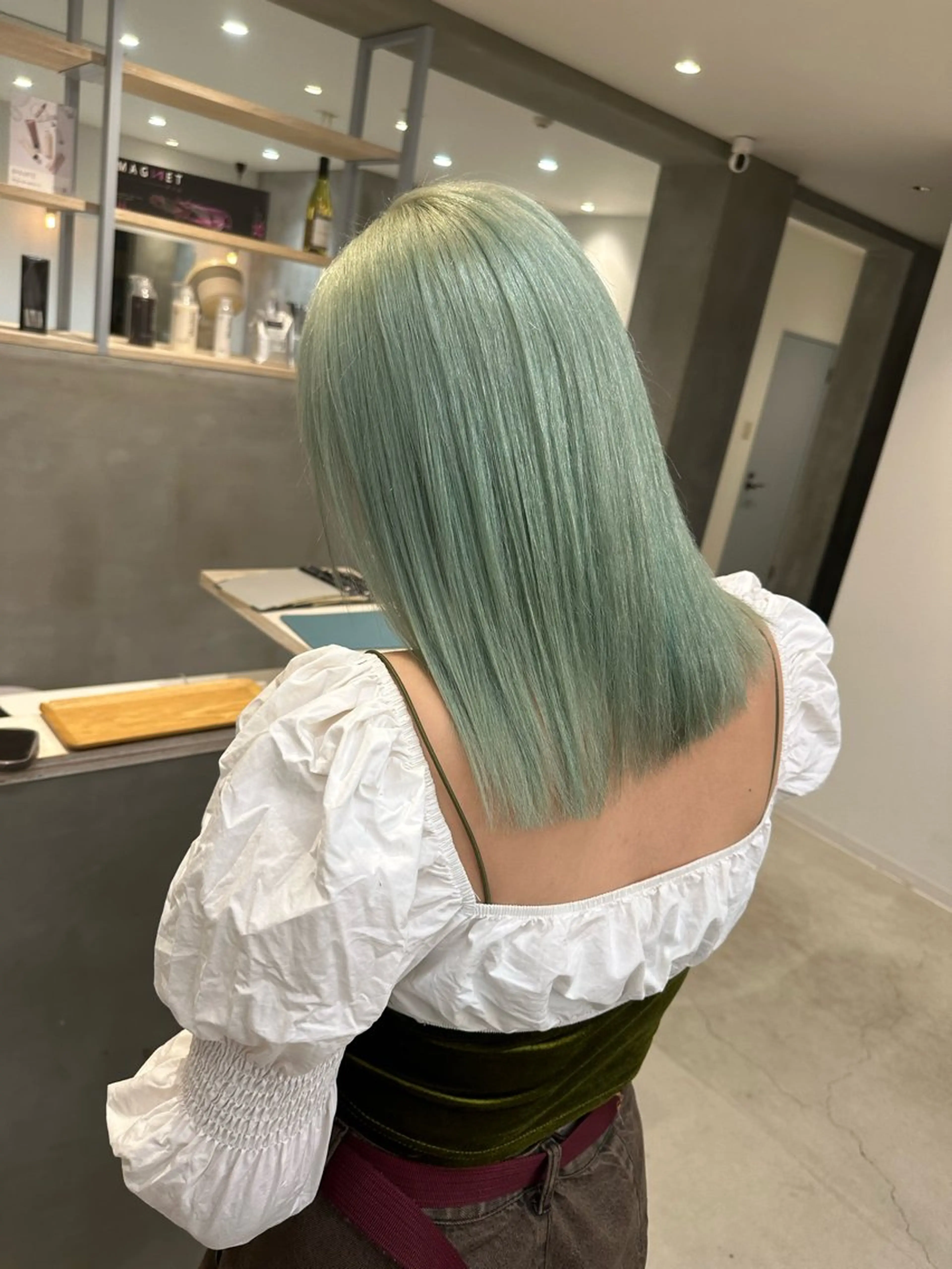 カラー miu🌝 ハイライト/一宮のヘアスタイル