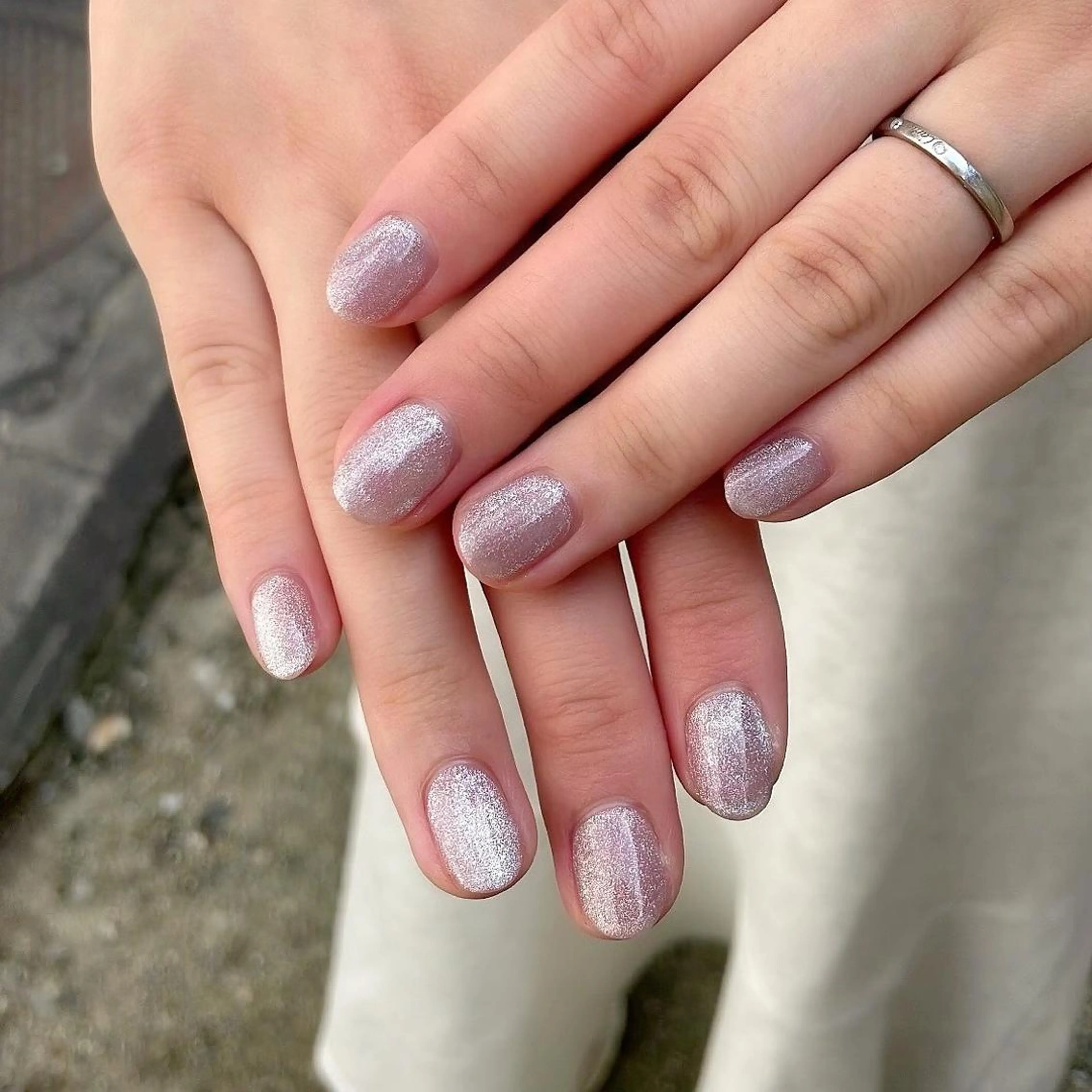 ネイル マグネットネイル シンプルネイル Lofinails ちひろのネイルデザイン