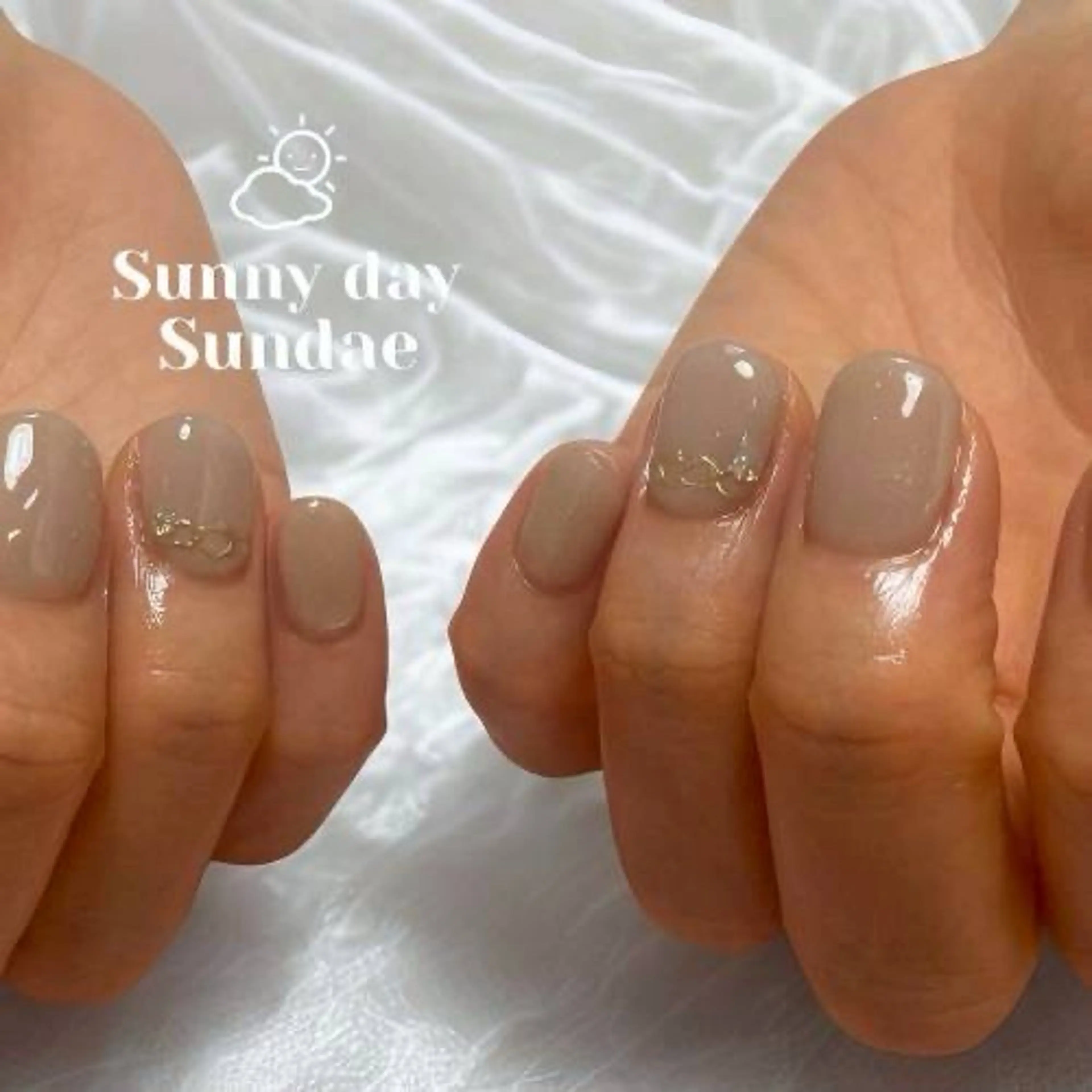 ネイル ジェルネイル ミラーネイル パラジェル シンプルネイル ハンドネイル mako 🌷のネイルデザイン