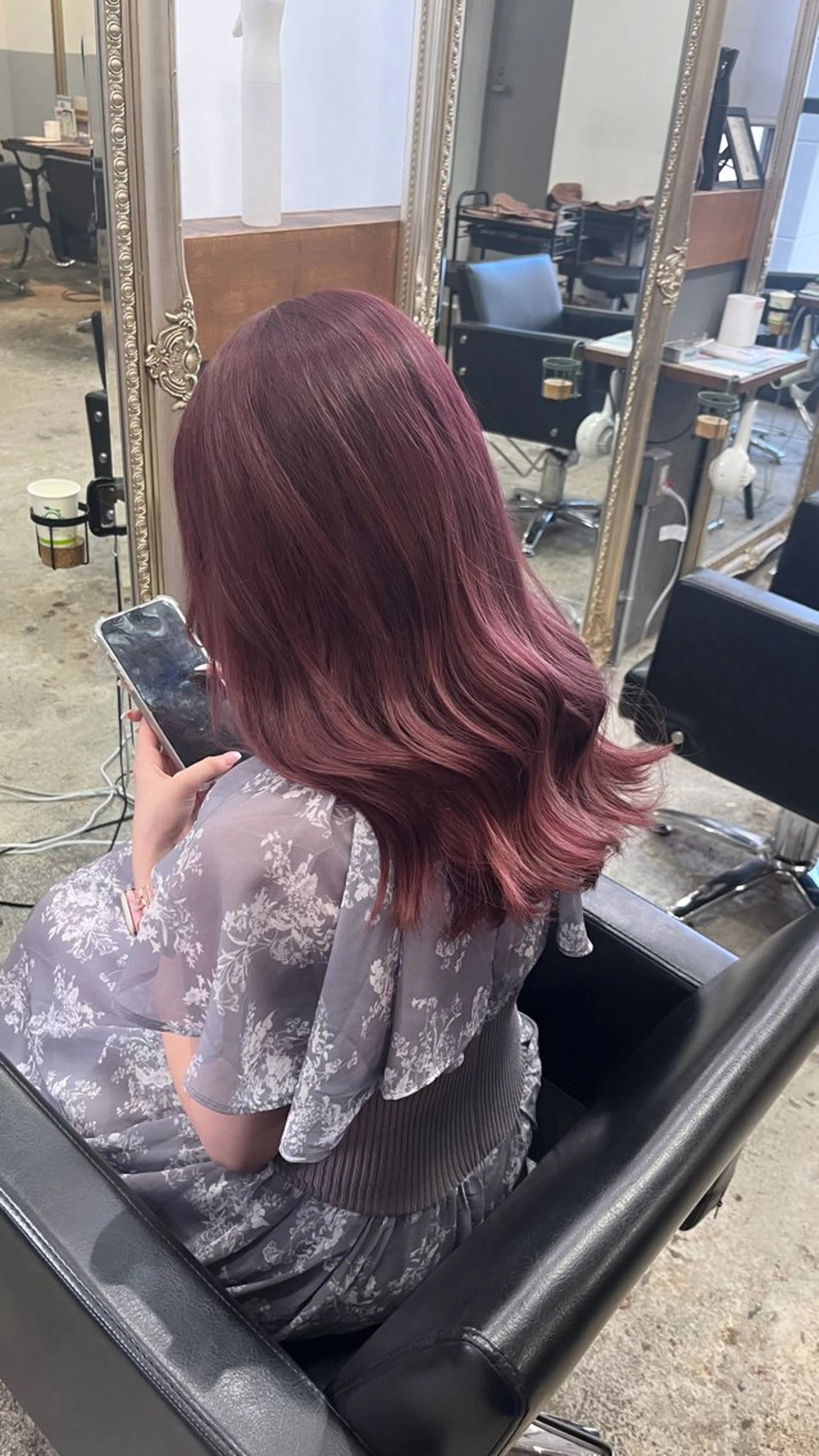 カラー ブリーチ ピンクカラー 🖤西嶋　桃花🖤 エクステ/レイヤーのヘアスタイル