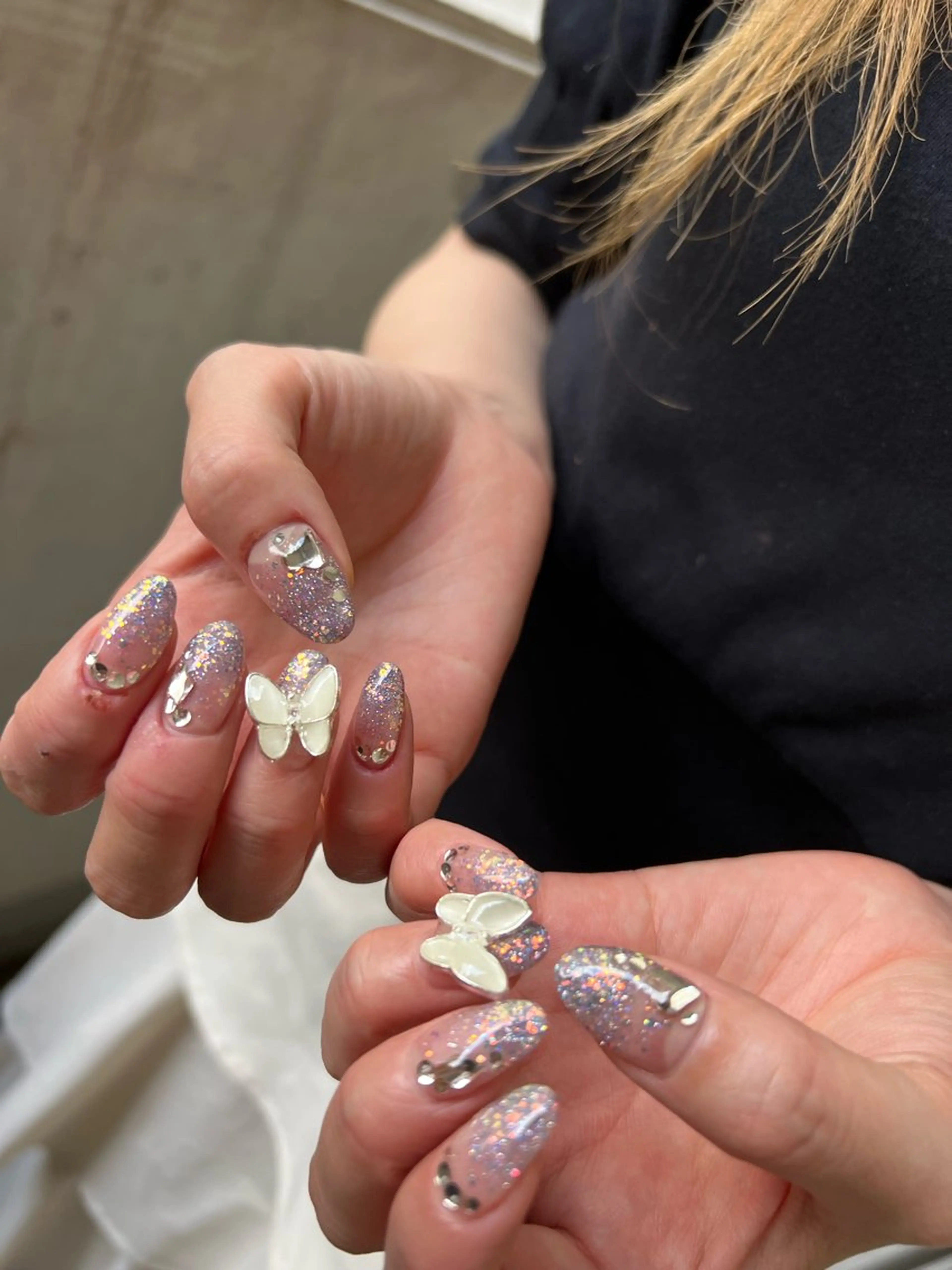 ネイル キラキラネイル 持ち込み Charme. NOBUKOのネイルデザイン