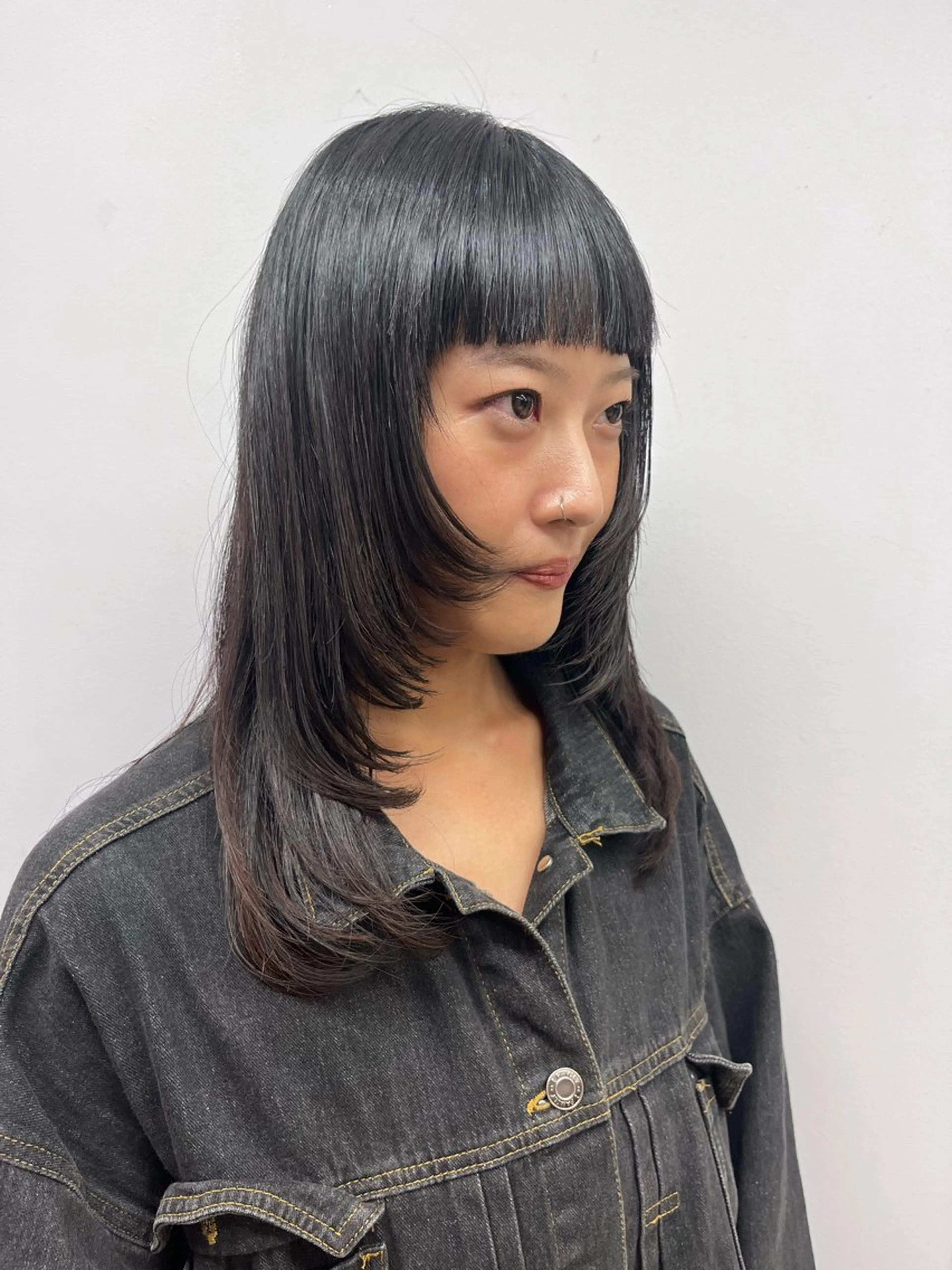 ロング パーマ ヘアアレンジ レイヤーカット 縮毛矯正 Crescere所属・小島 凜のヘアスタイル