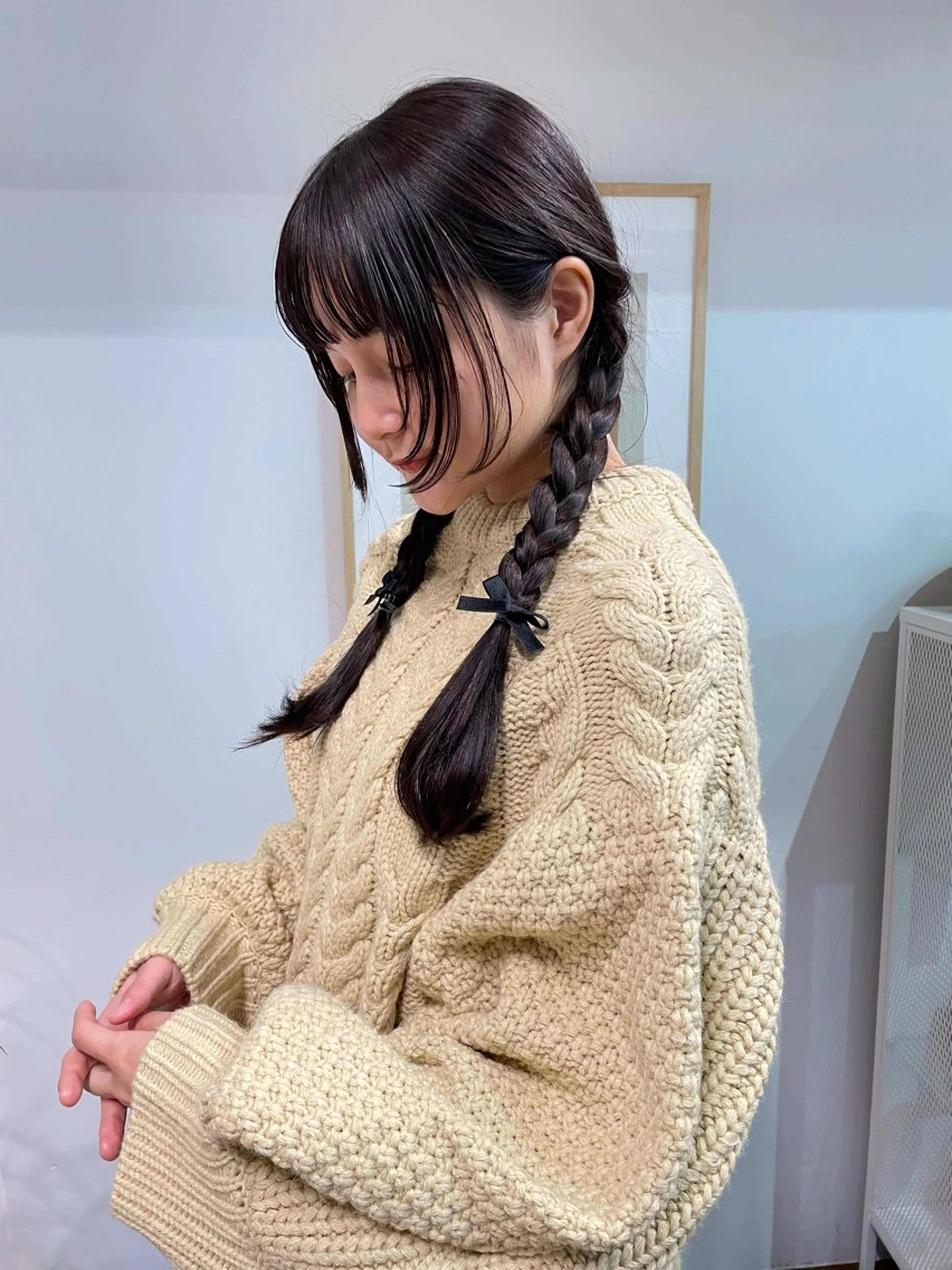 ロング カラー カット ヘアカラー トリートメント レイヤーカット🎀 kanaのヘアスタイル