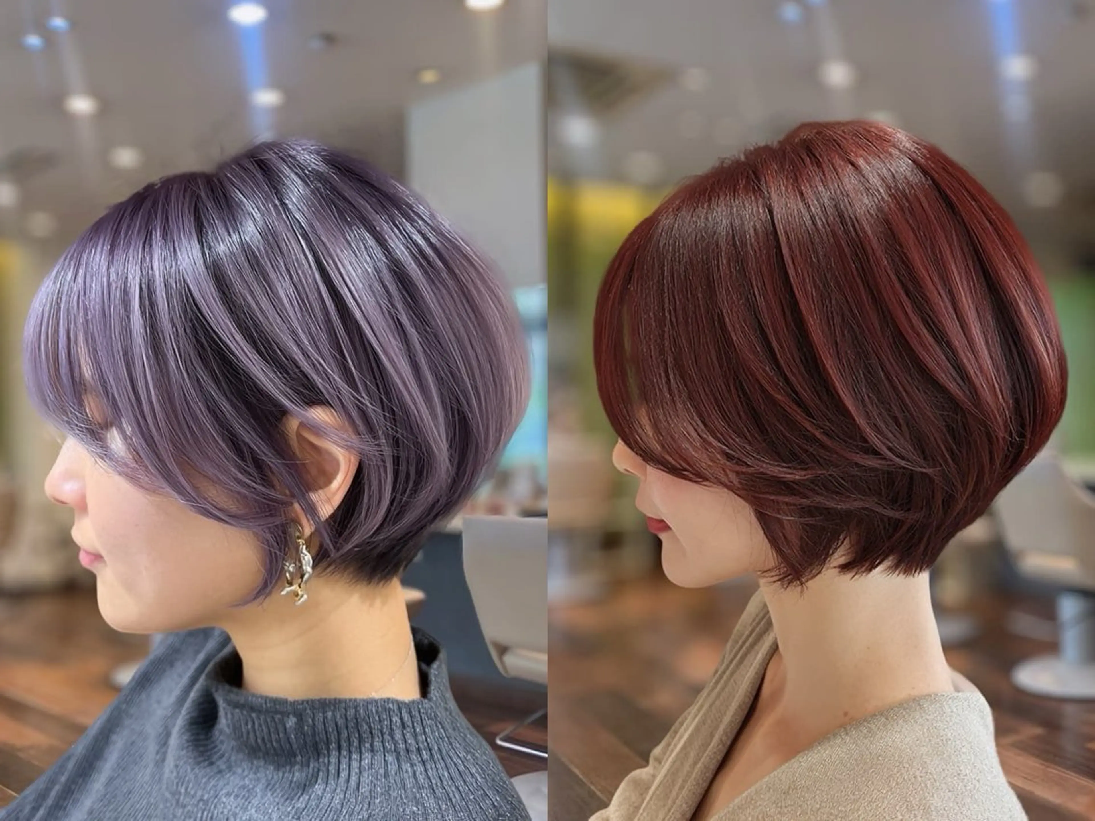 ショート ヘアカラー フクゾエ ユカリのヘアスタイル