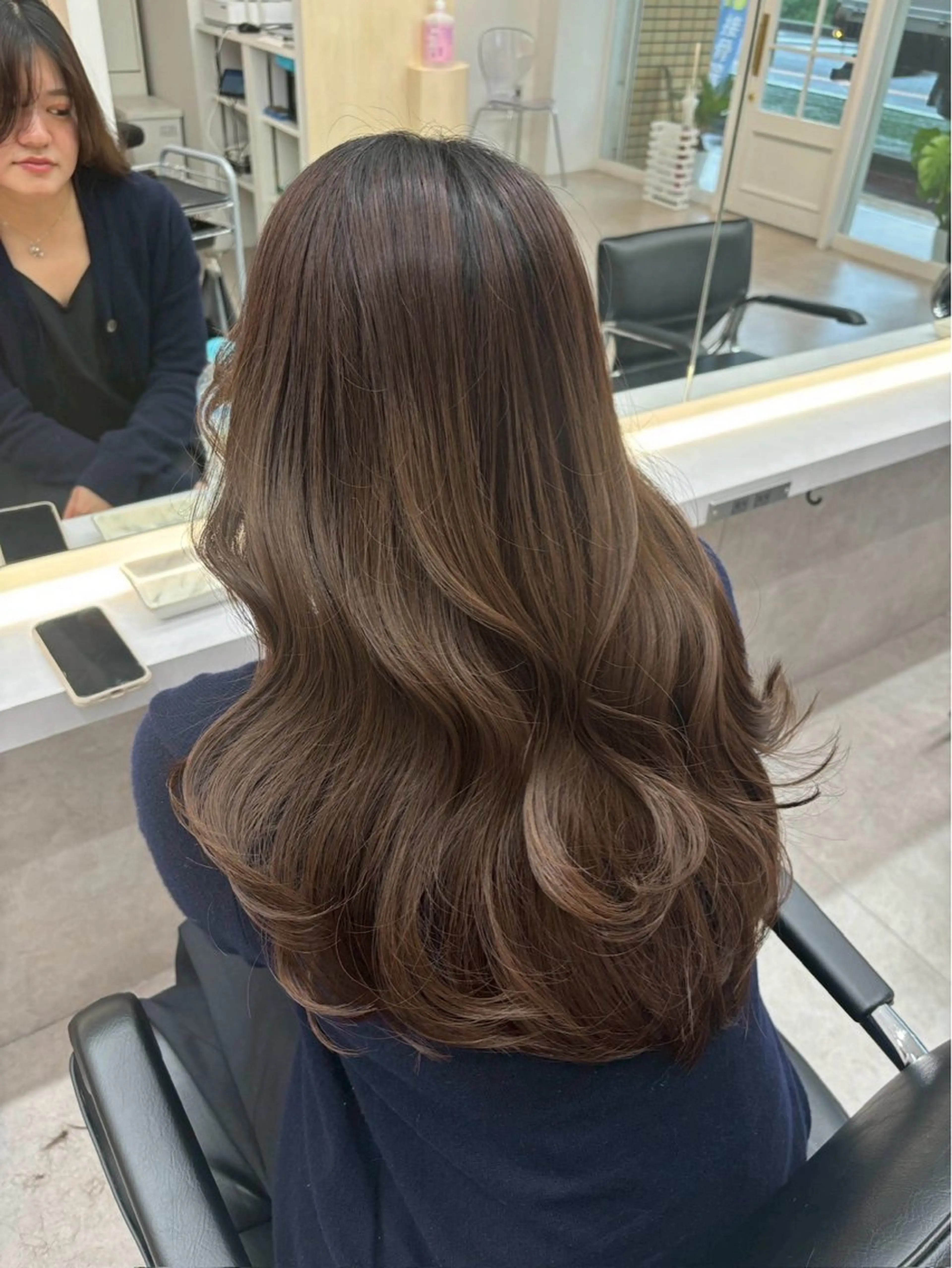 ロング カラー 坂口 誠弥のヘアスタイル