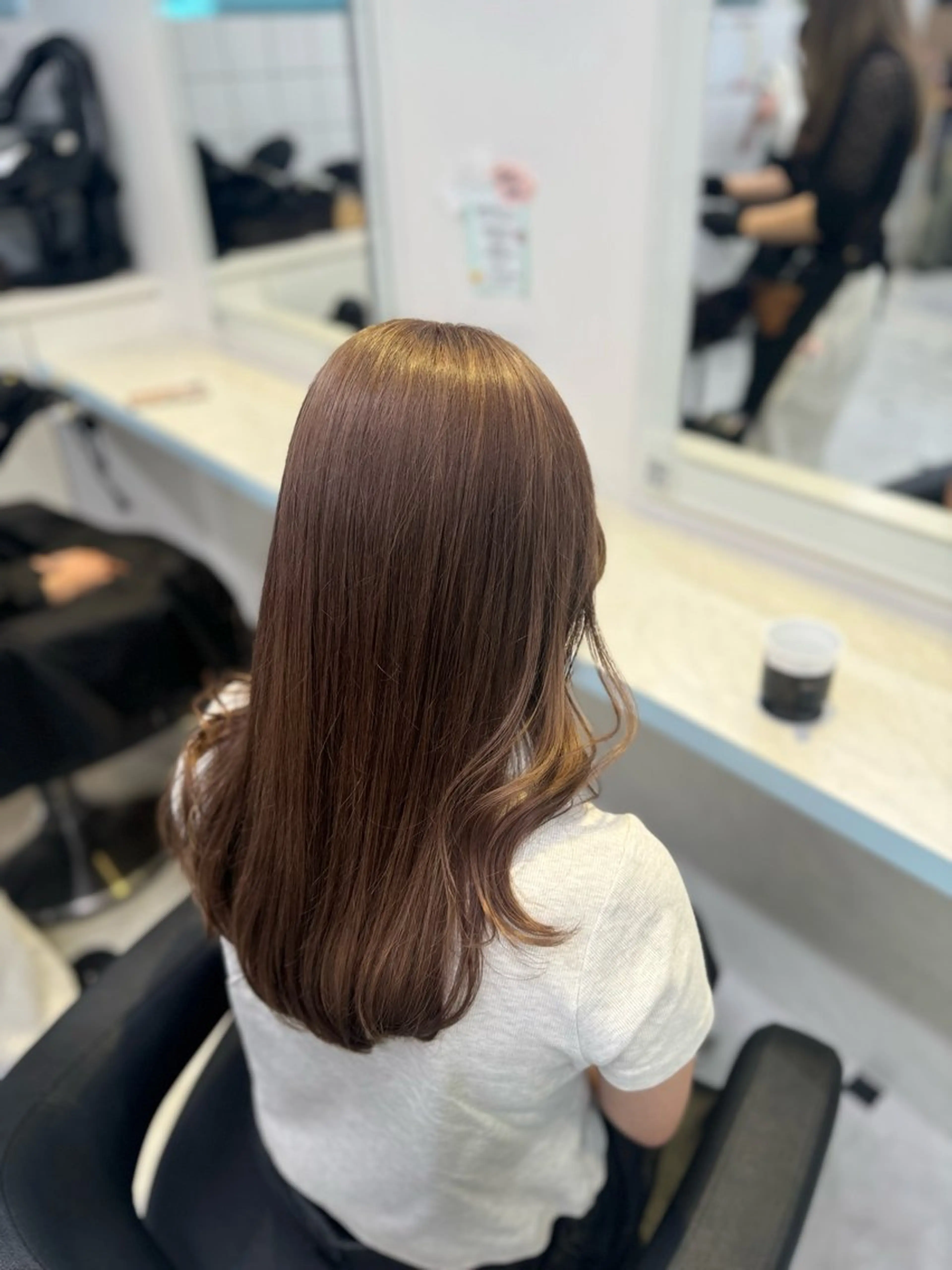 ロング カラー ヘアカラー トリートメント ヘッドスパ ヘアセット 暖色🩷透明感カラー ♡Maika♡のヘアスタイル