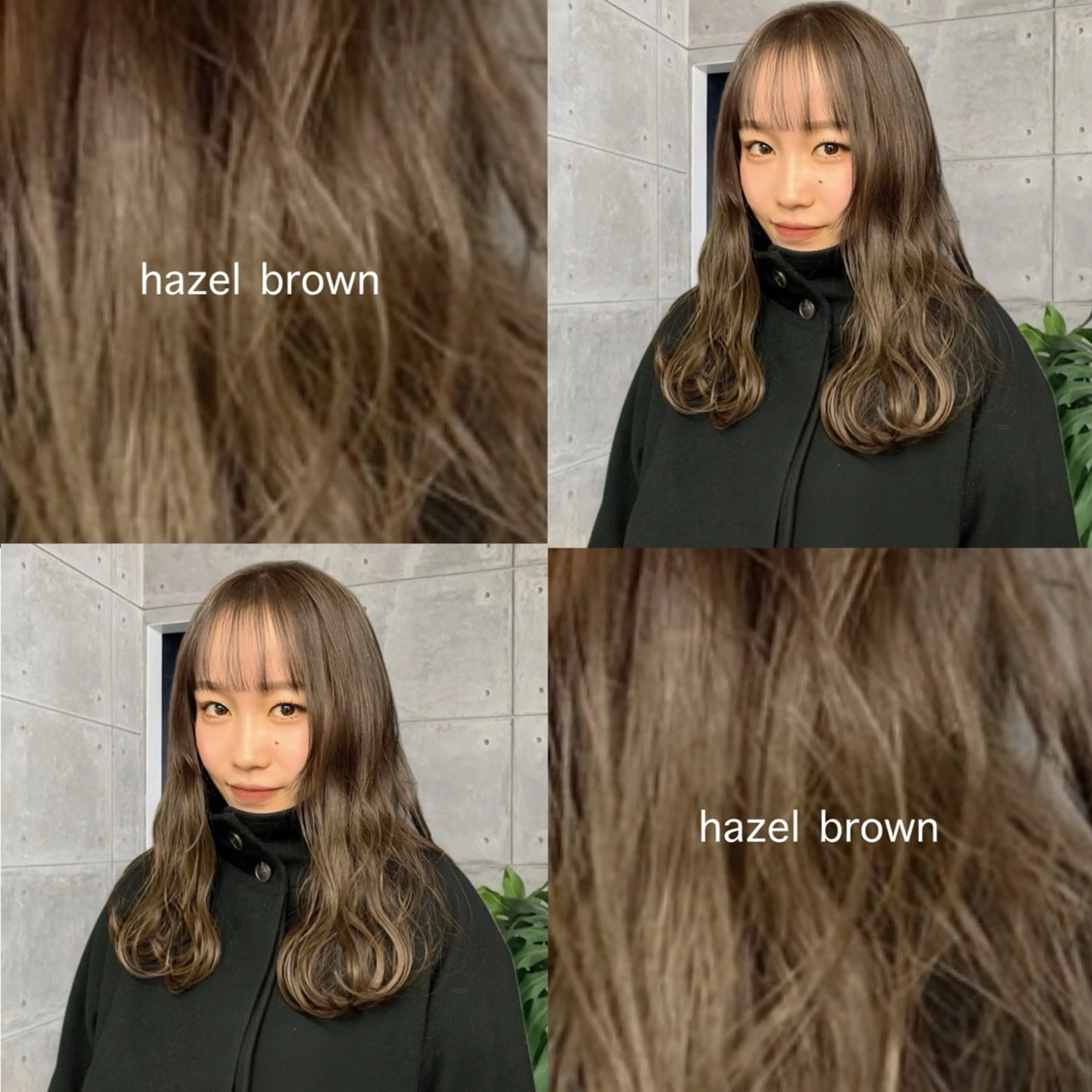 ミディアム カラー ブラウンカラー ヘーゼル funo. ／透明感カラーのヘアスタイル