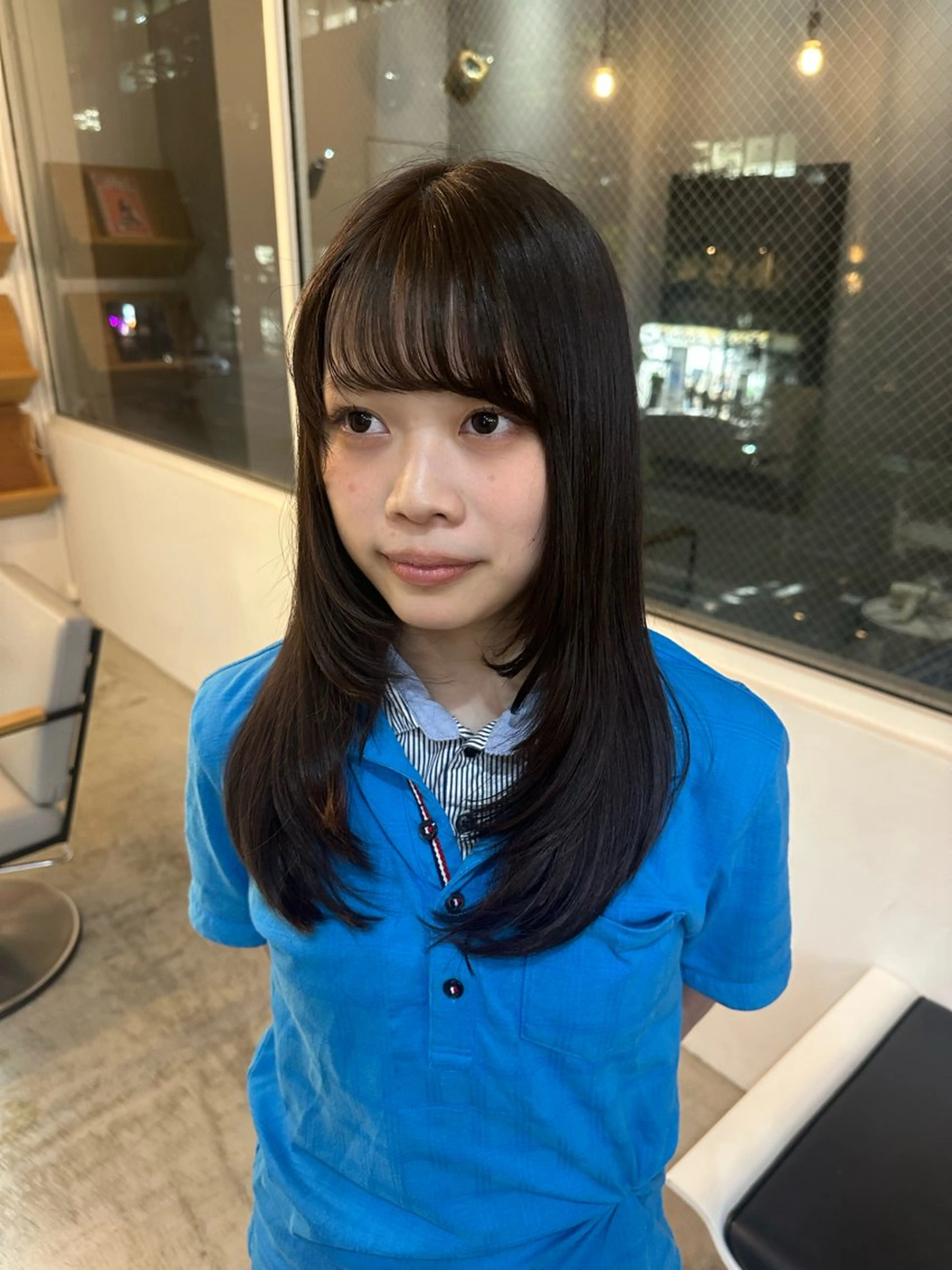 ミディアム ハイレイヤー レイヤーカット 優依 / Room烏丸のヘアスタイル