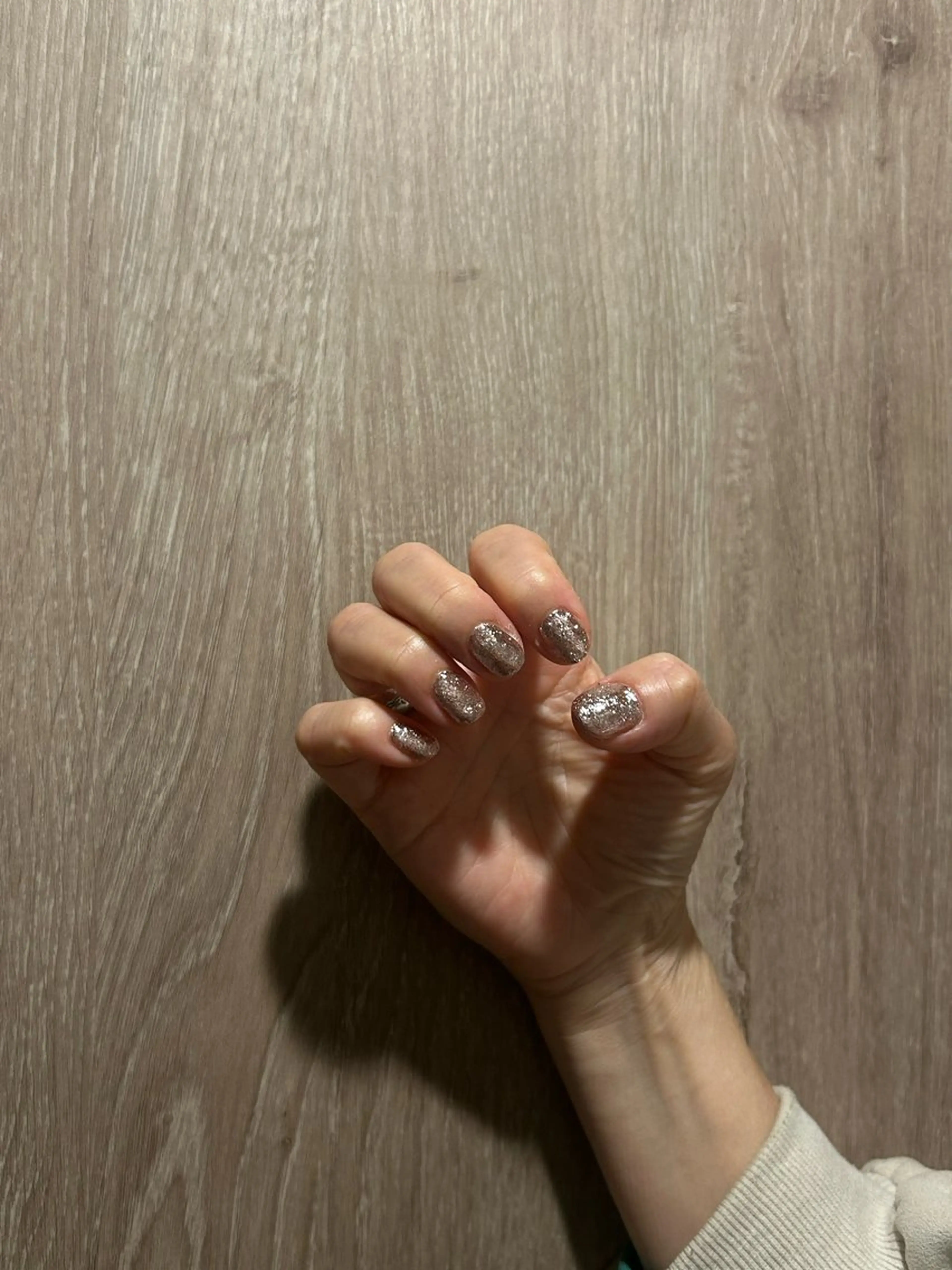 ネイル ラメ(グリッター) ワンカラーネイル 春ネイル Sii  鷺沼 Rinのネイルデザイン