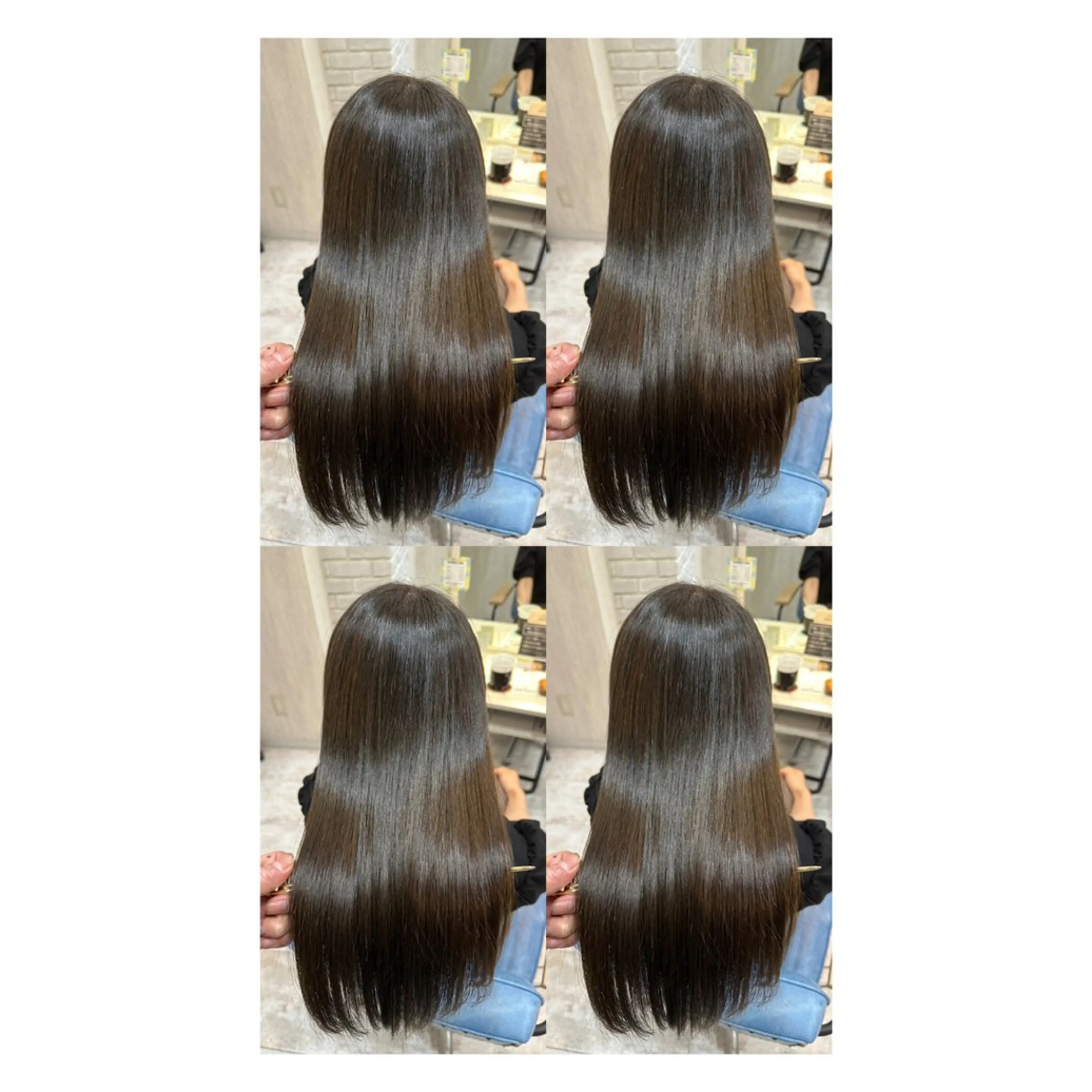 ロング カラー 透明感カラー 髪質改善 縮毛矯正 トリートメント カット ヘアカラー トリートメント 店長✨レイヤー✖️ 髪質改善✖️韓国ヘアのヘアスタイル