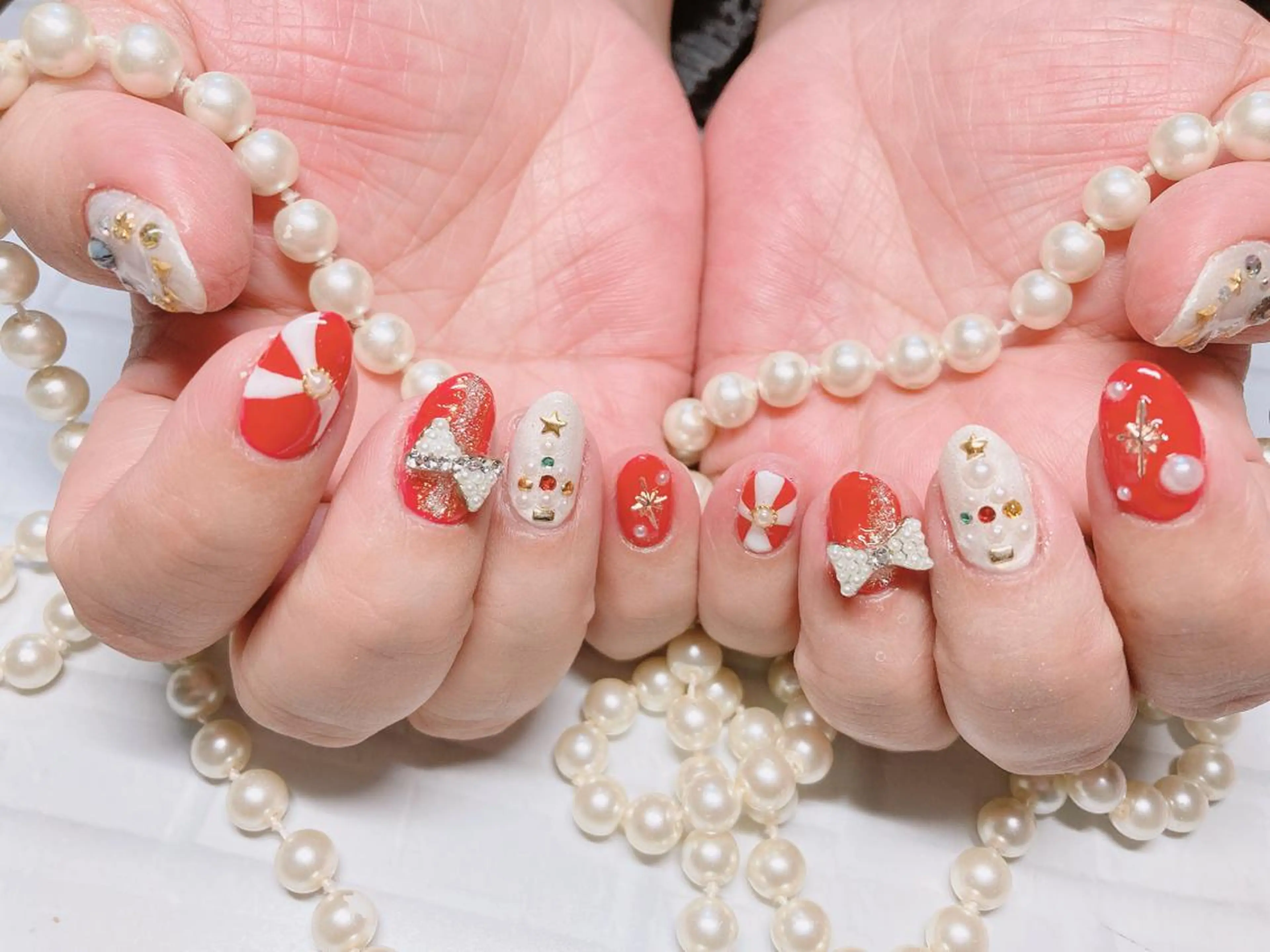 ネイル 冬ネイル クリスマス ネイルサロン HARRYS所属・ネイル･脱毛サロン HARRYSのエステ・リラクイメージ