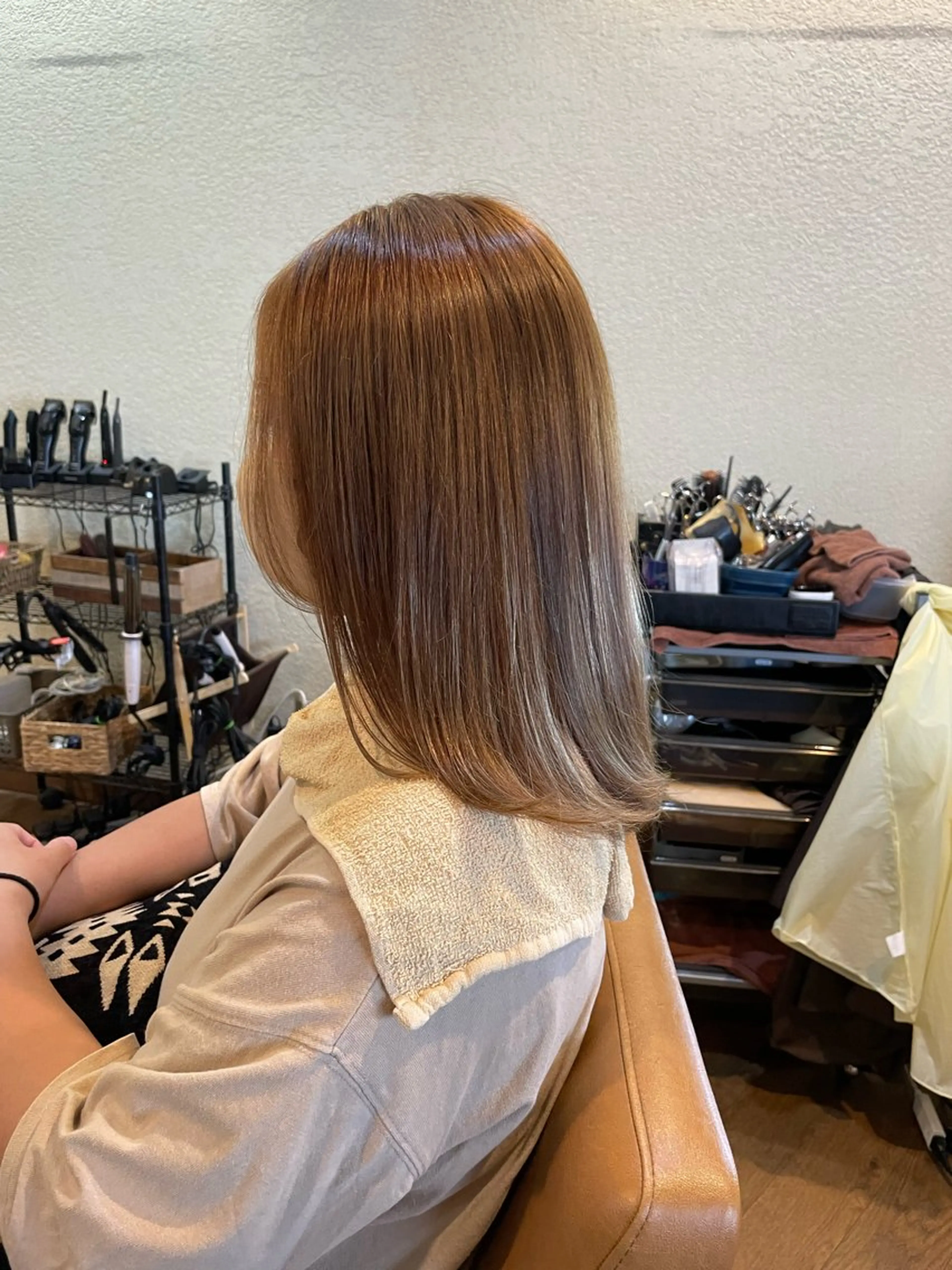 セミロング HYGGE by hair 【ヒュッゲバイヘア】所属・縮毛矯正× 髪質改善 | 藤田のヘアスタイル