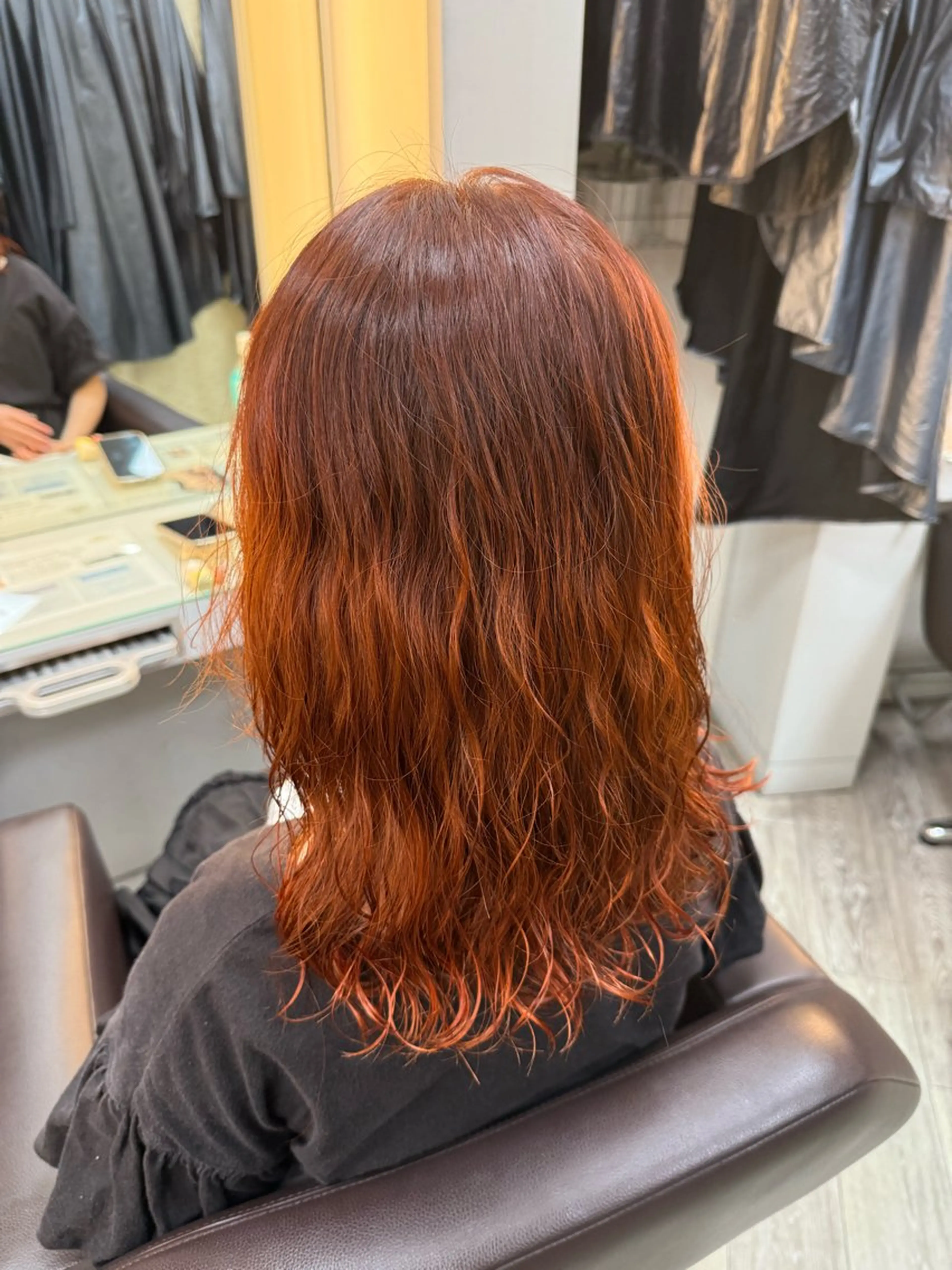 セミロング カラー パーマ ヘアーサロンソシエ所属・天王寺美容室/ yuiのヘアスタイル