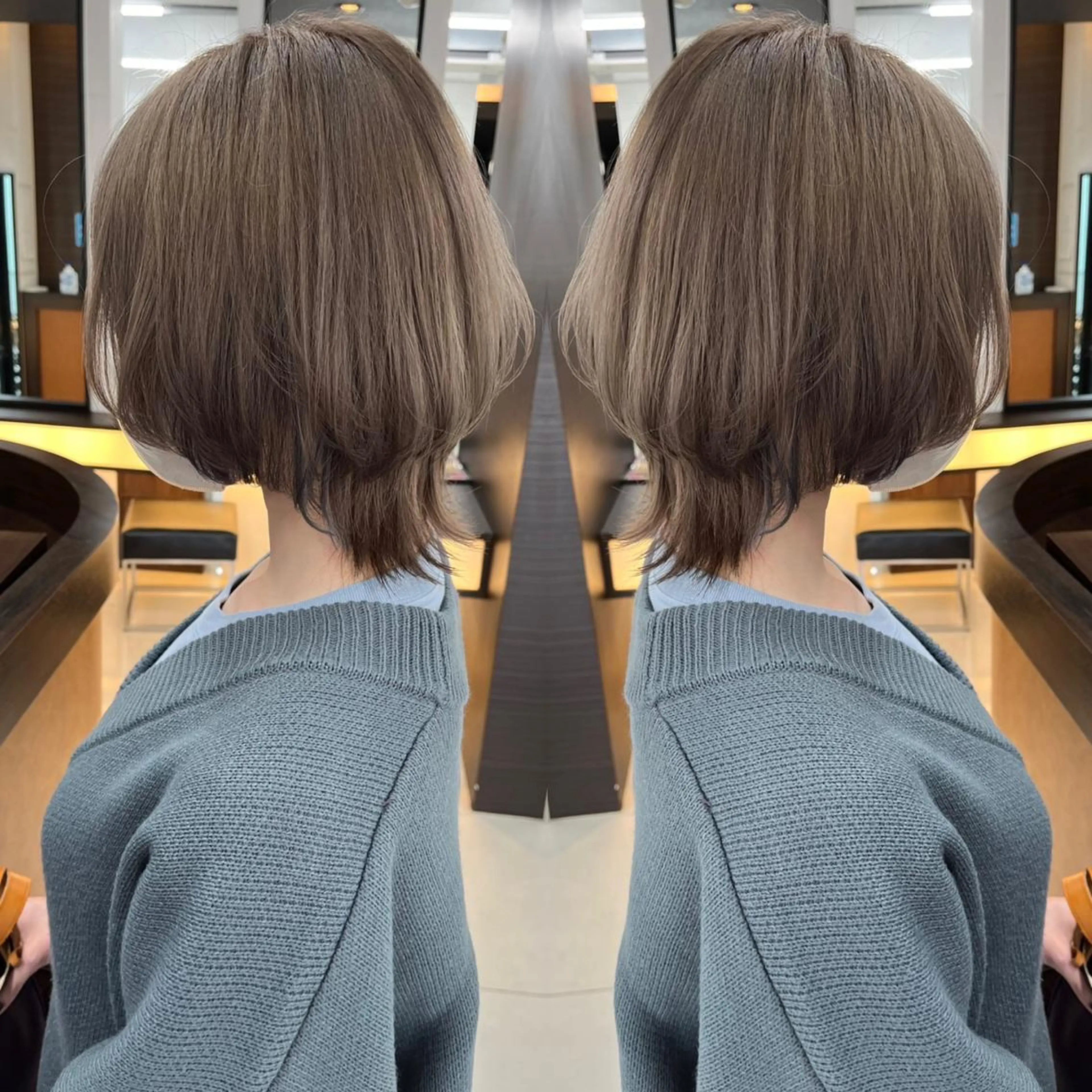 ショート カラー ブリーチ ケアブリーチ ダブルカラー ハイトーンカラー ウルフカット BOOTH share salon所属・ハタケヤマヨシキ ／BOOTHのヘアスタイル