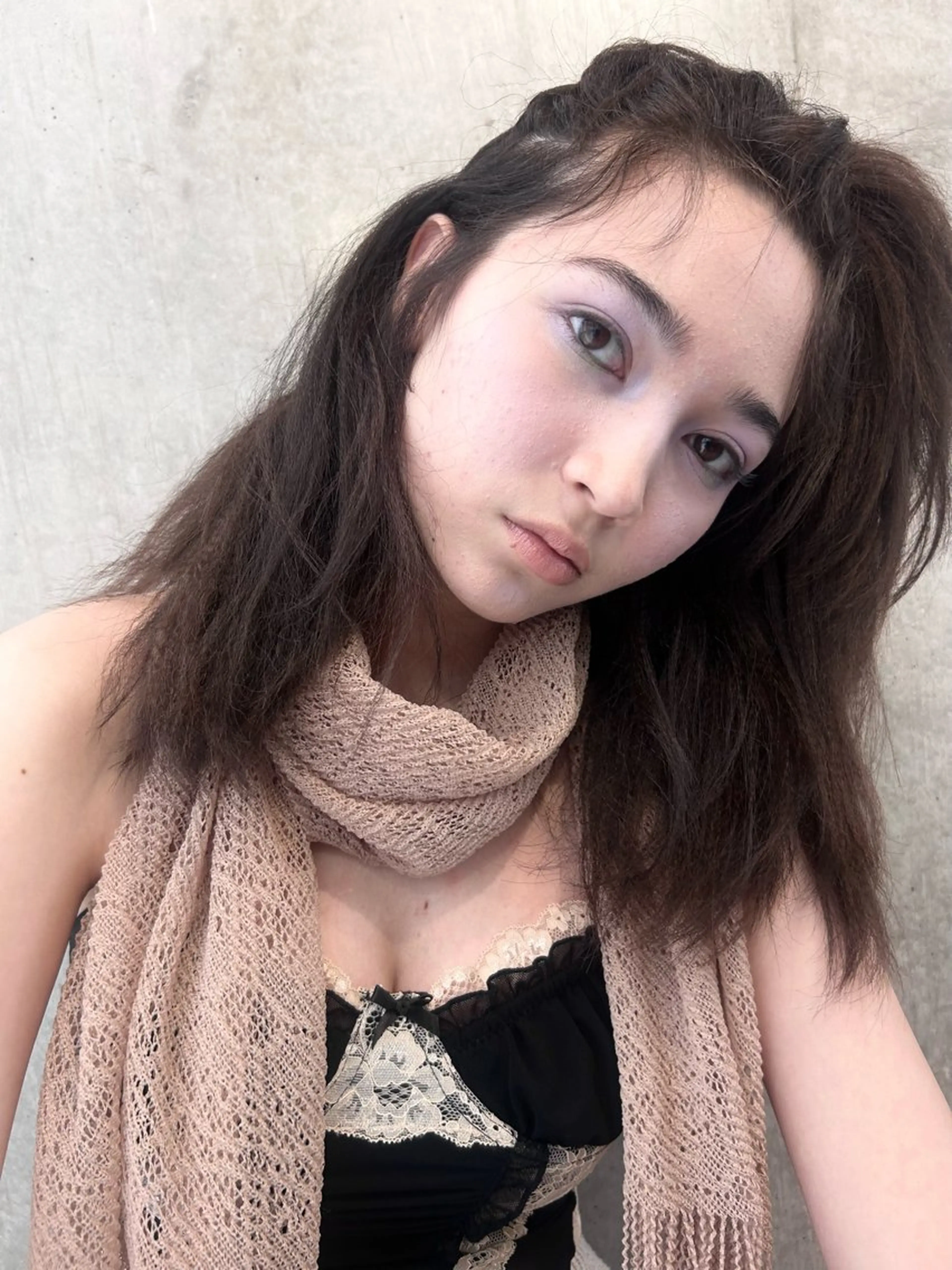 セミロング cope’u ROWEN所属・🪽デザインカラー/ ブリーチ/陽向🪽のヘアスタイル